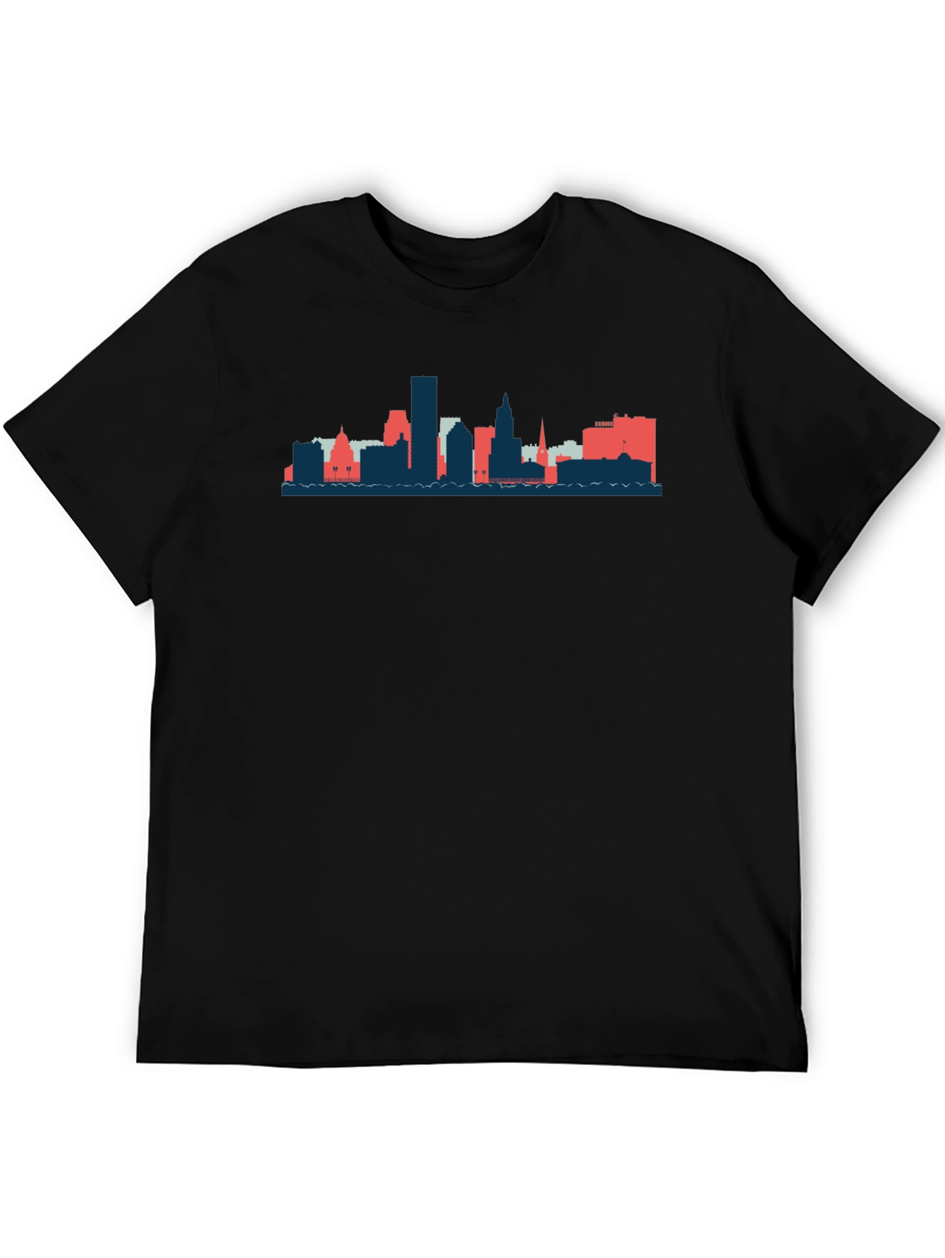 Skyline Graphic Tee - Black Unisex T-Shirt
