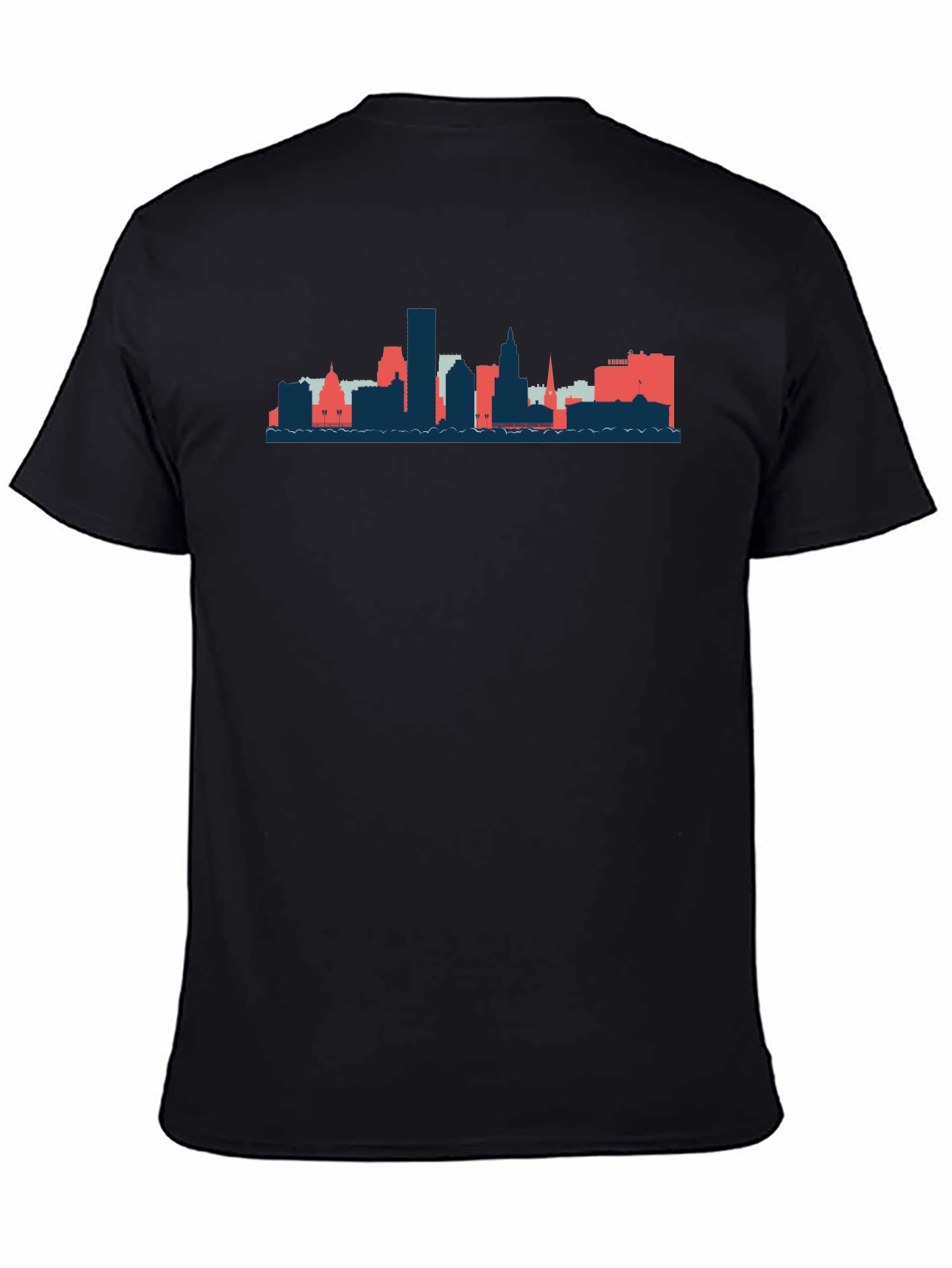 Skyline Graphic Tee - Black Unisex T-Shirt