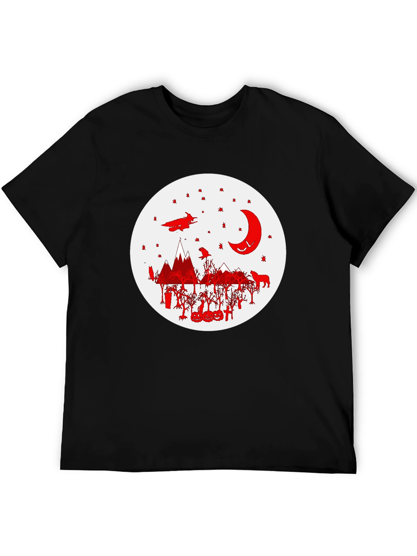 Halloween Graphic Tee - Witch Moon and More!