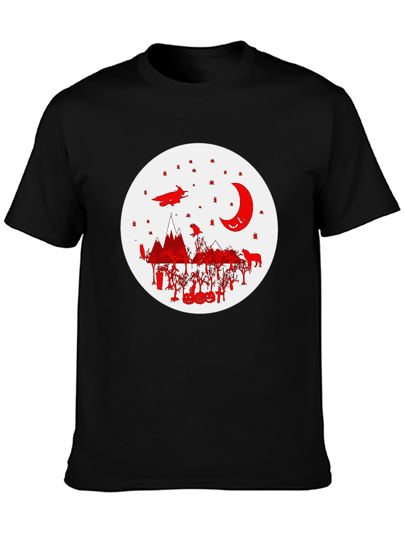 Halloween Graphic Tee - Witch Moon and More!