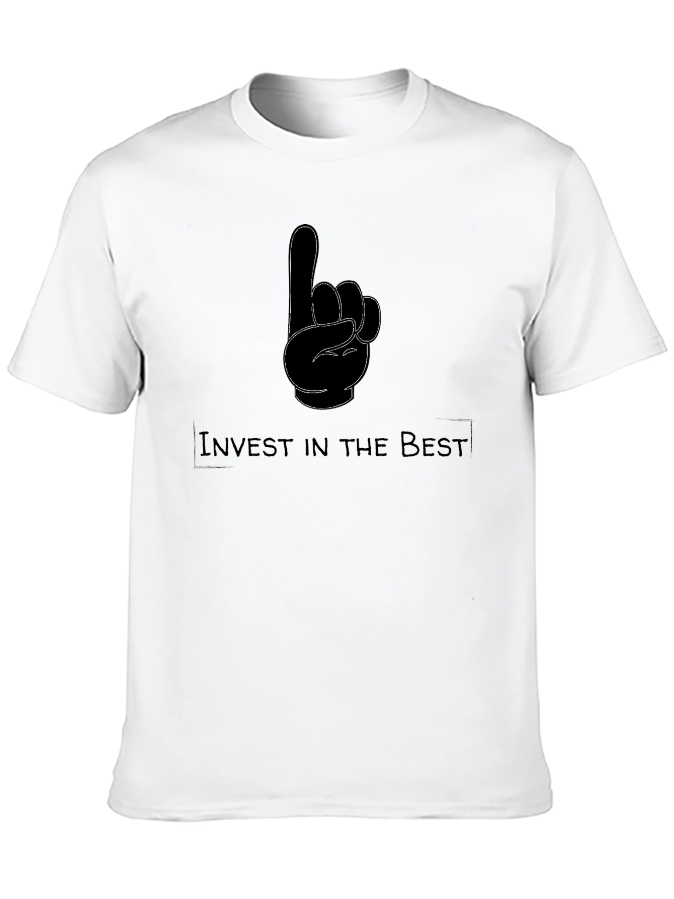 Invest in the Best Graphic T-Shirt - Black
