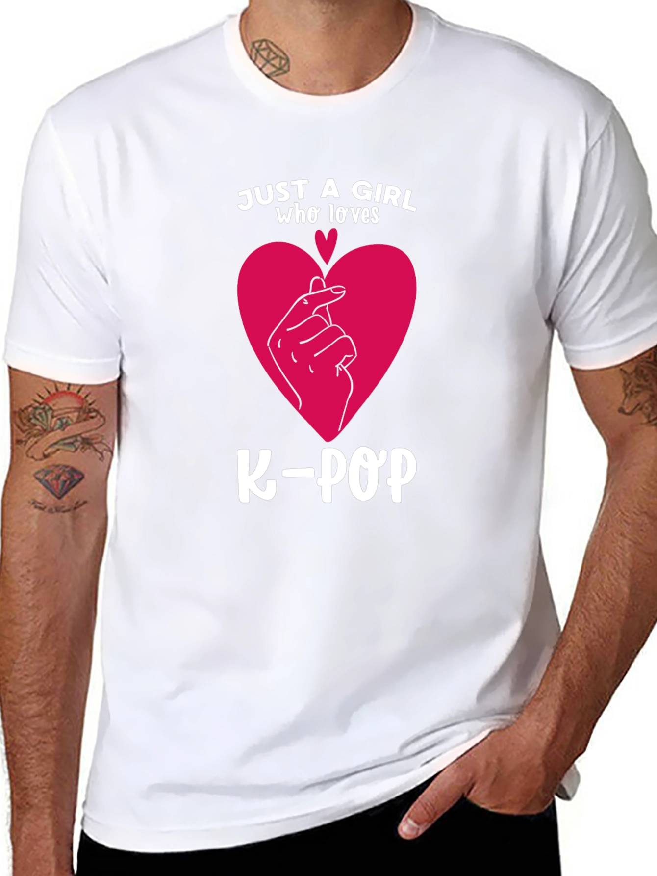 K-Pop Lover T-Shirt - Just a Girl Who Loves