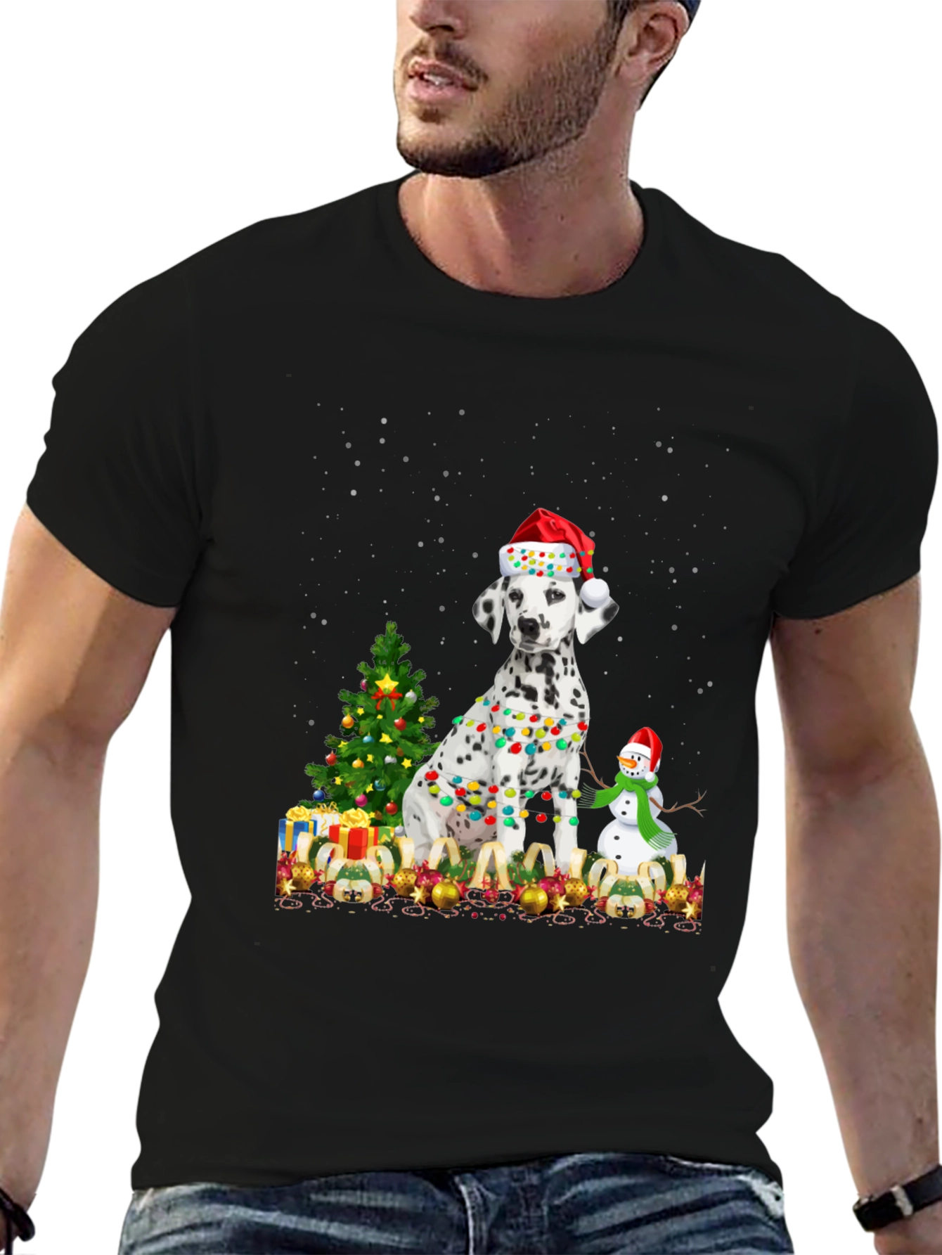 Dalmatian Christmas T-Shirt