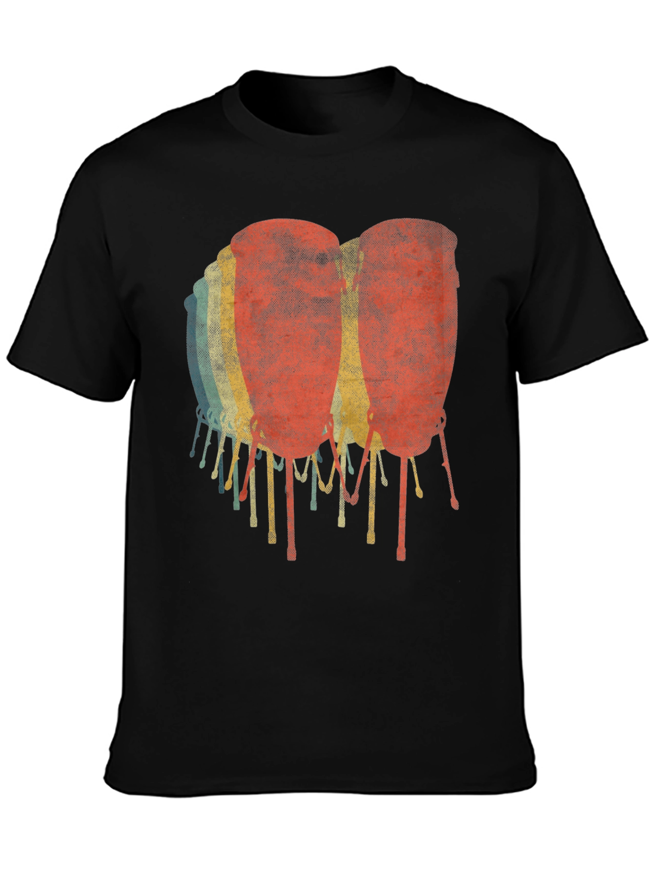Retro Bongo Drum Graphic Tee