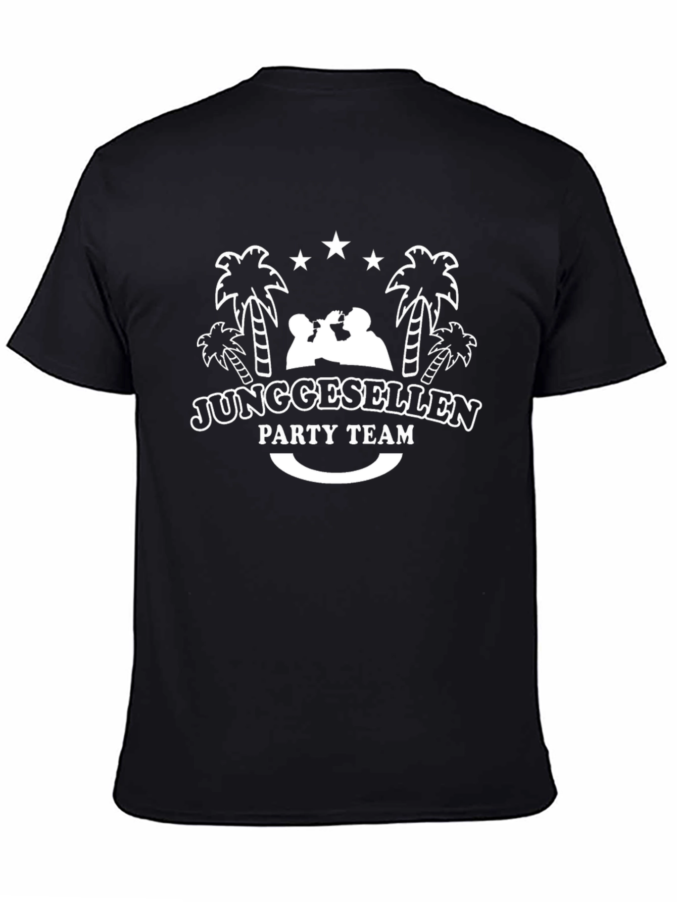 Junggesellen Party Team Black T-Shirt