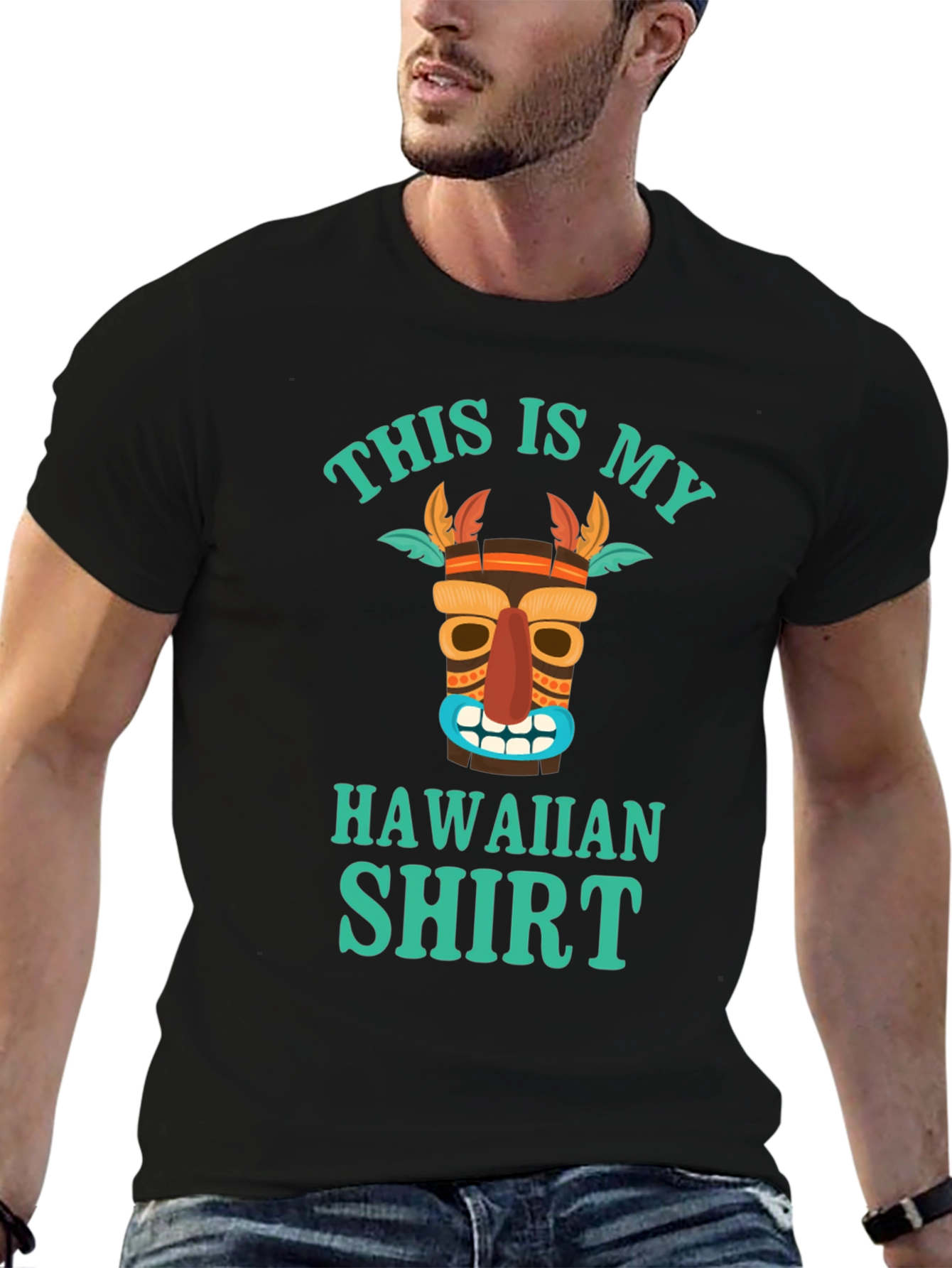 Tiki Hawaiian Shirt - Mens Graphic Tee