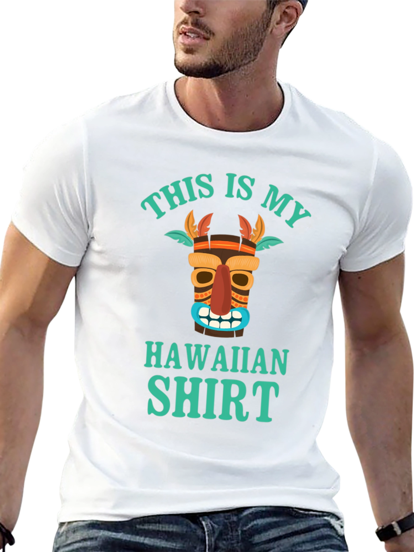 Tiki Hawaiian Shirt - Mens Graphic Tee