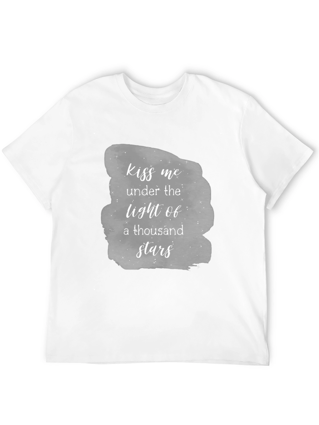 Kiss Me Under the Stars Black T-Shirt