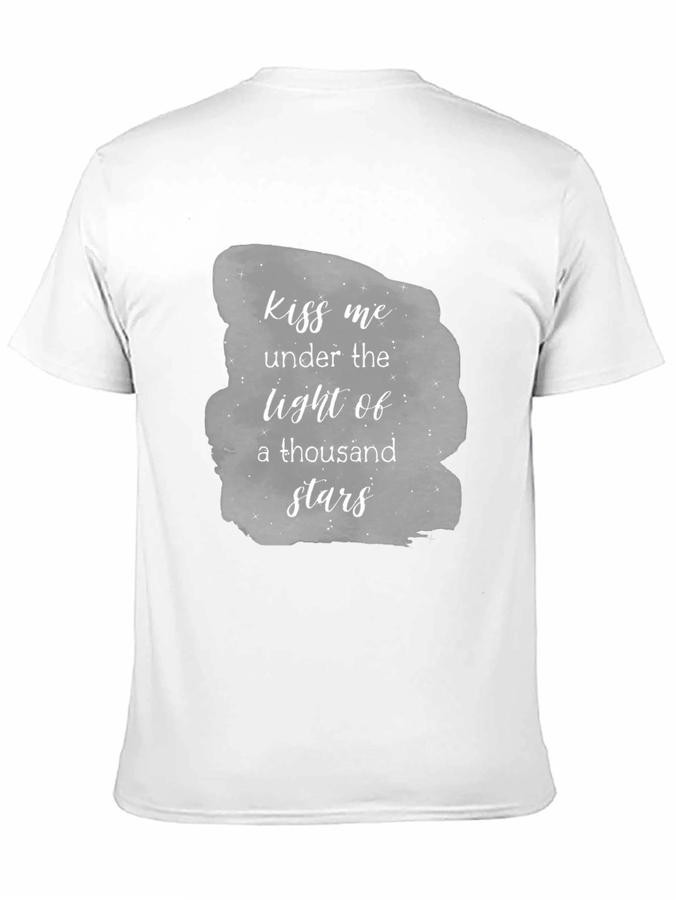 Kiss Me Under the Stars Black T-Shirt