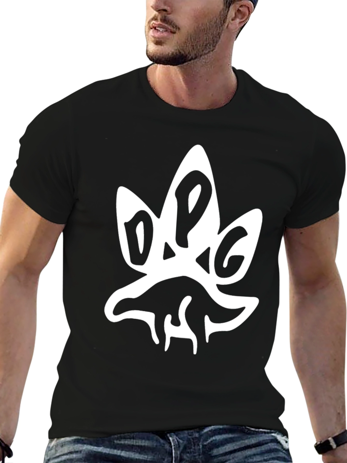 D.O.G. T-Shirt - Black Cotton Graphic Tee