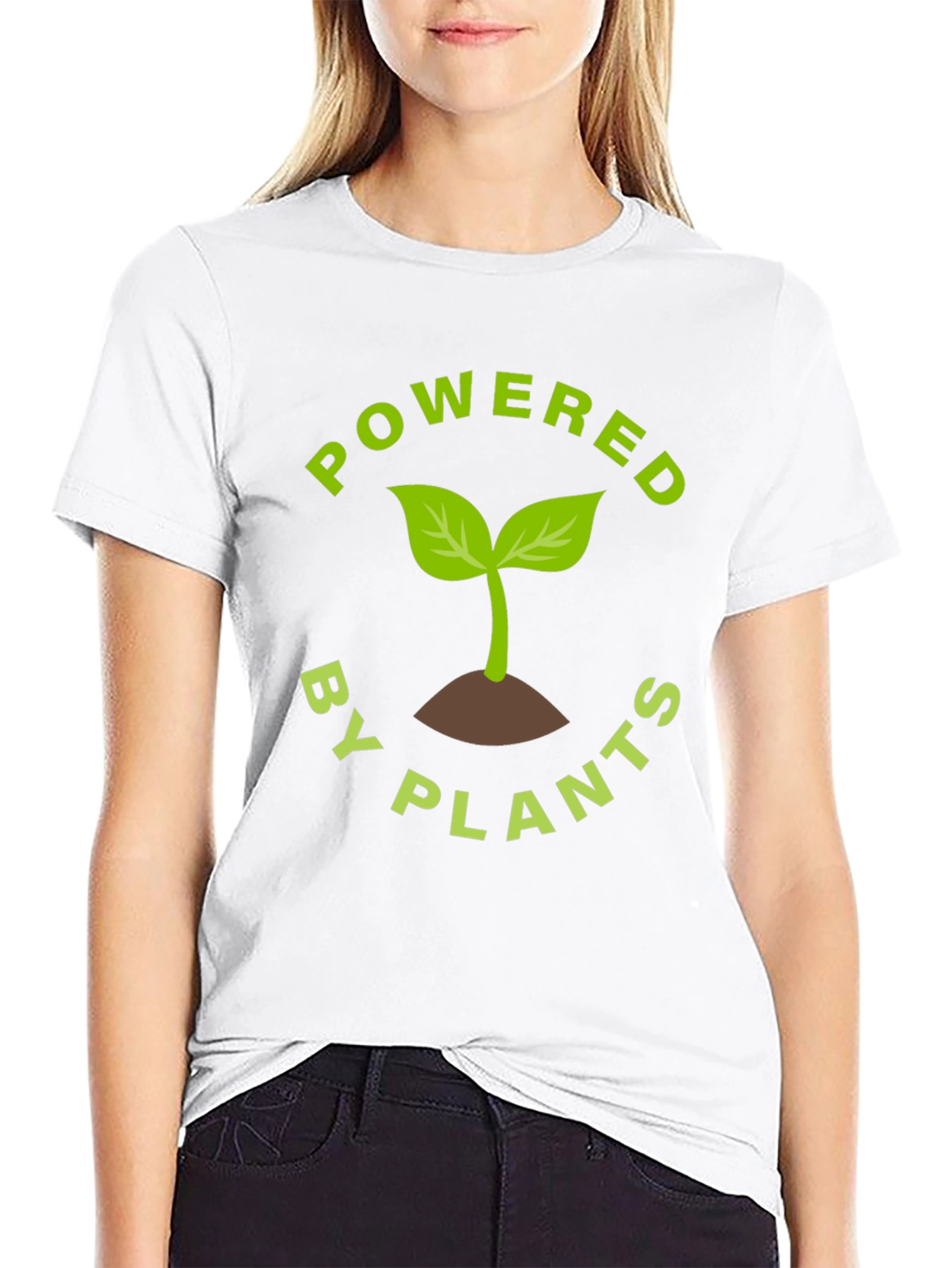 Powered By Plants T-Shirt - Vegan Friendly