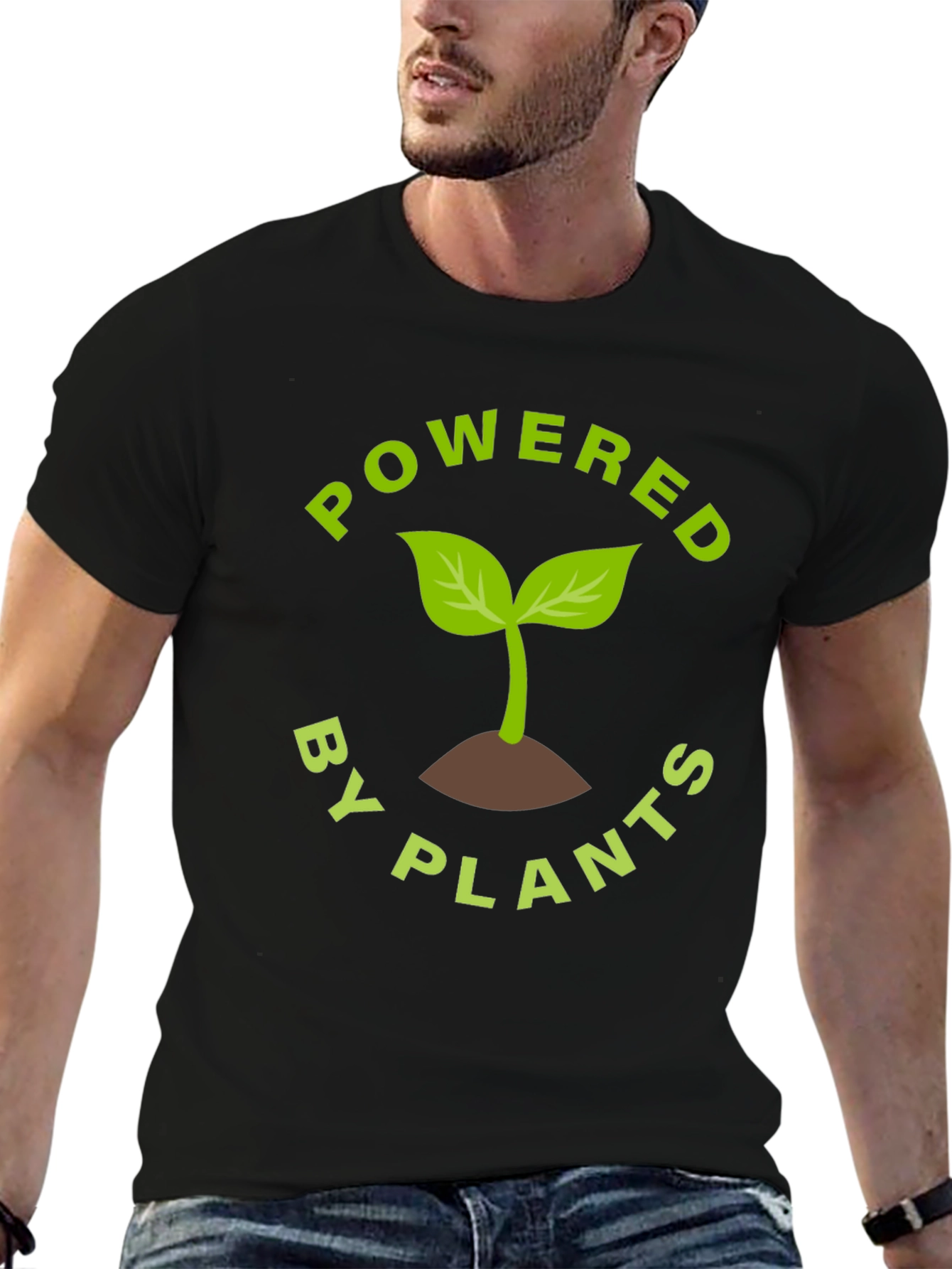 Powered By Plants T-Shirt - Vegan Friendly