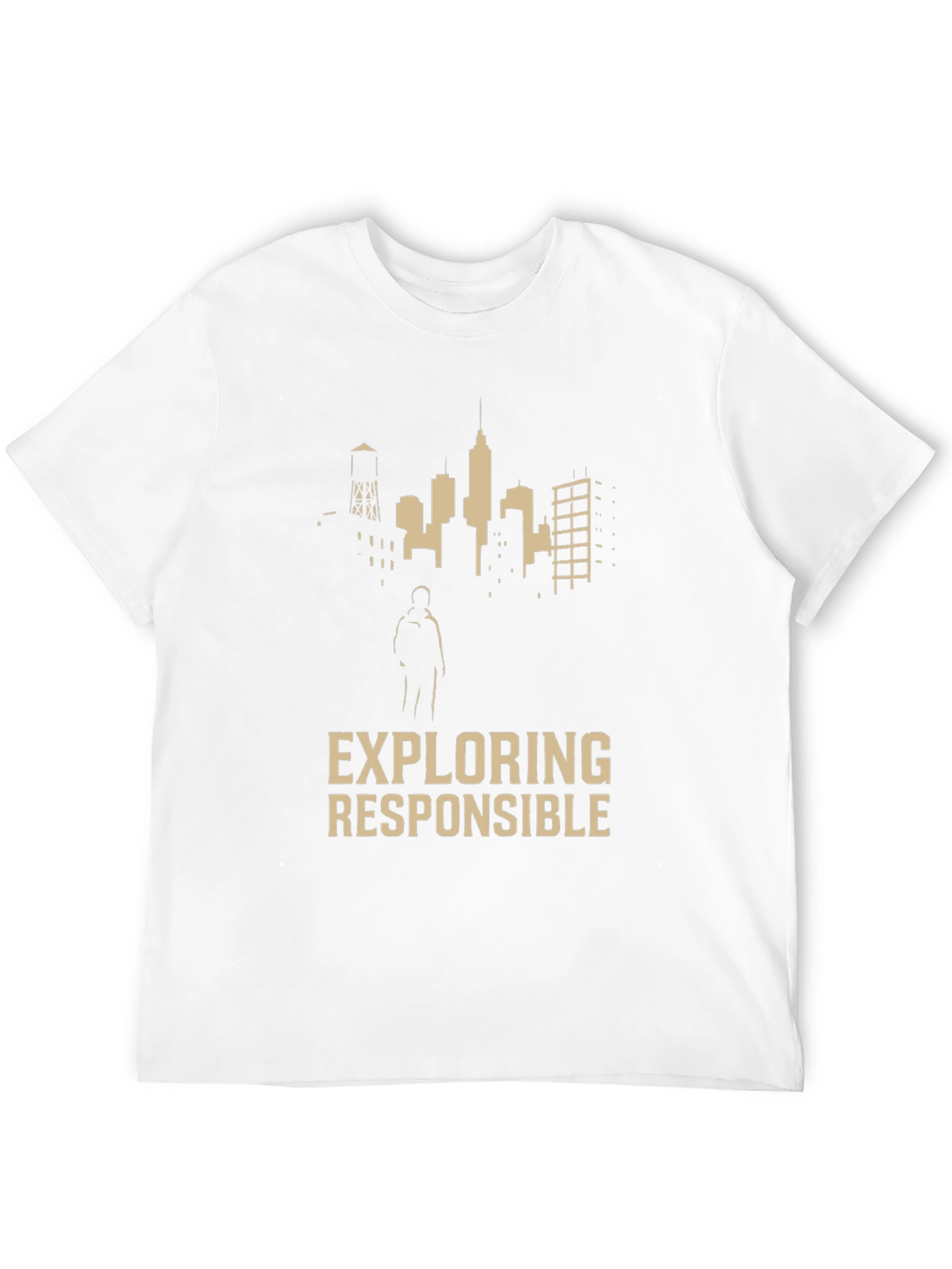 Exploring Responsibly Graphic Tee - Black