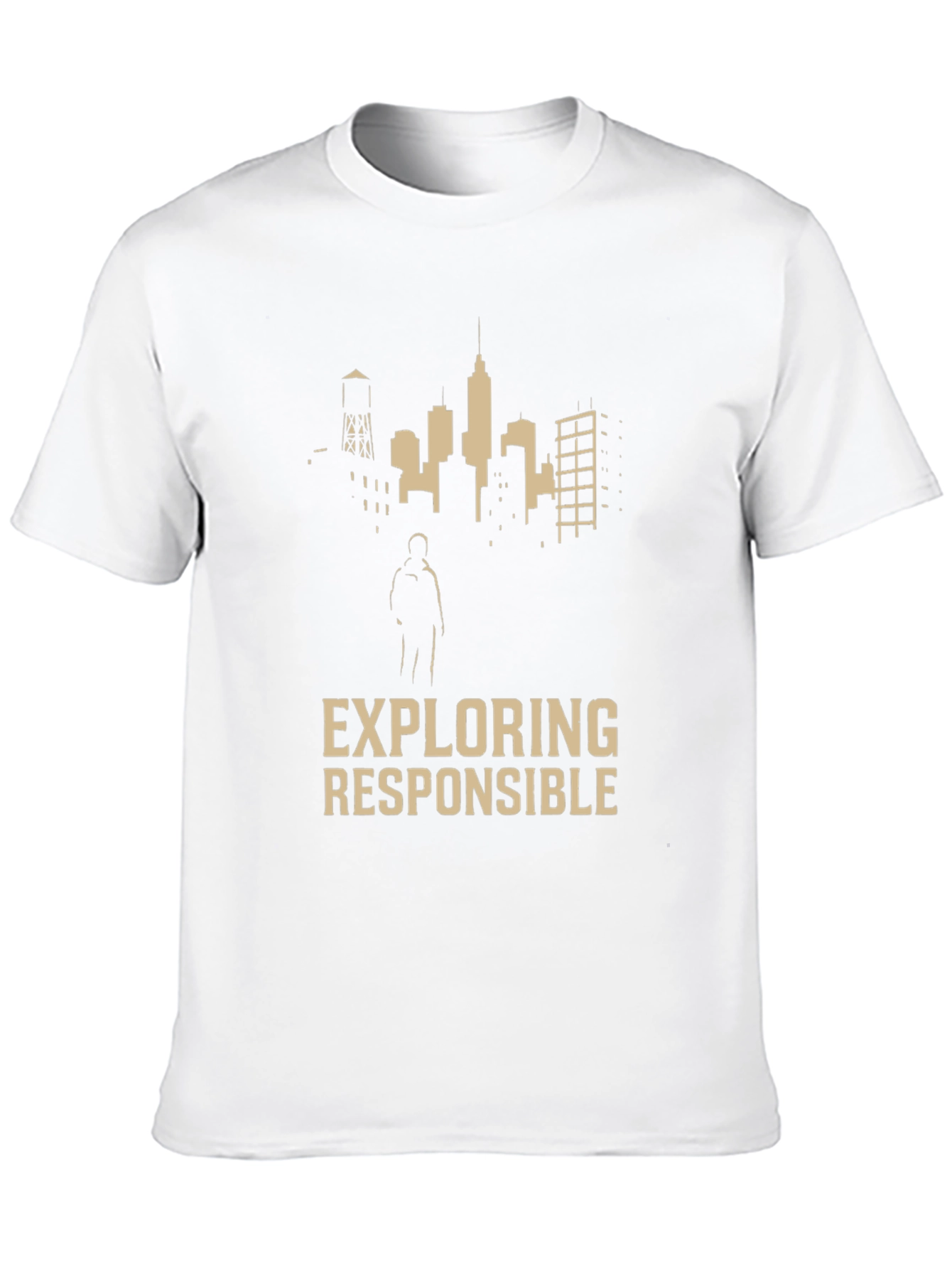 Exploring Responsibly Graphic Tee - Black