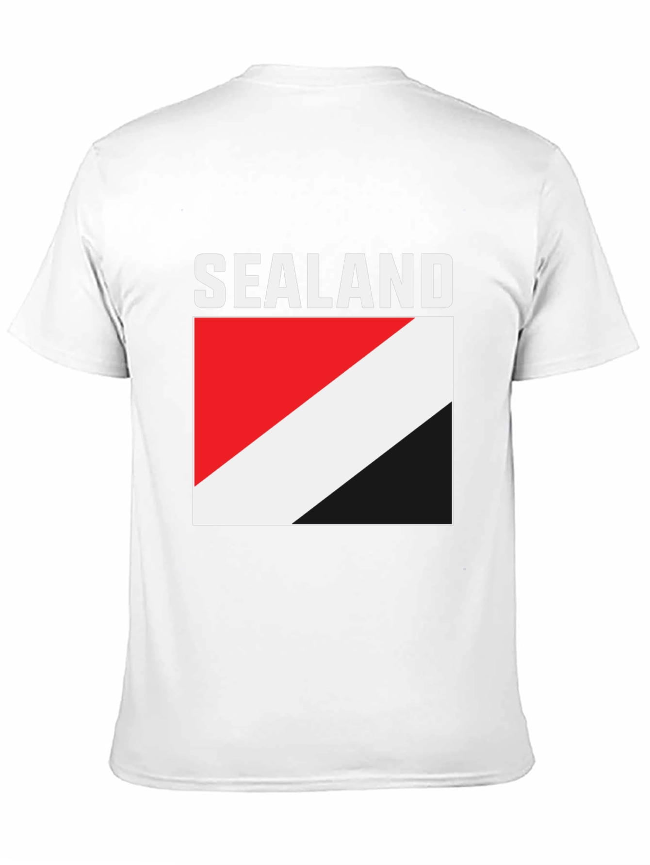 Principality of Sealand Flag T-Shirt - Black
