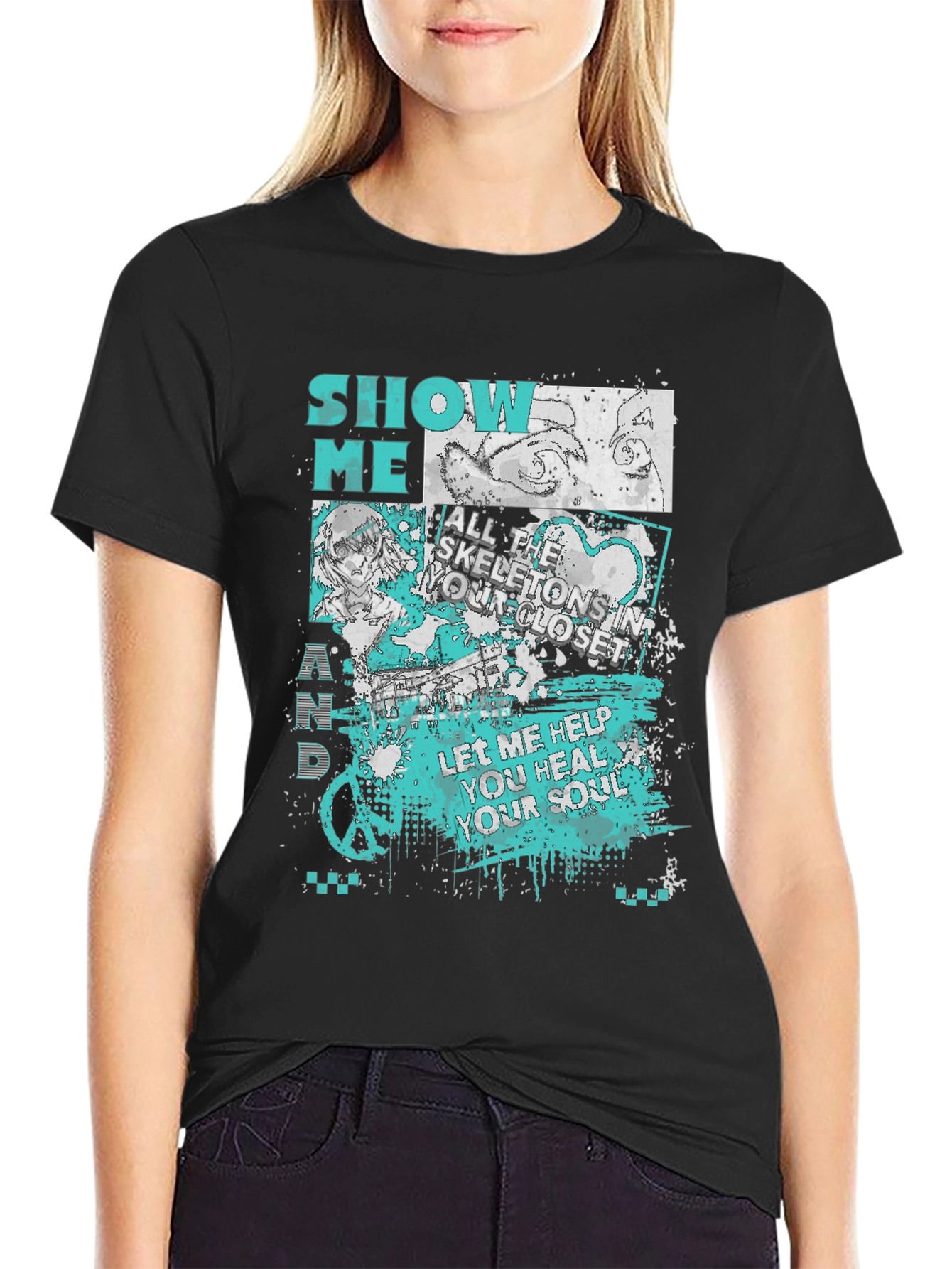 Graphic Print T-Shirt: Show Me