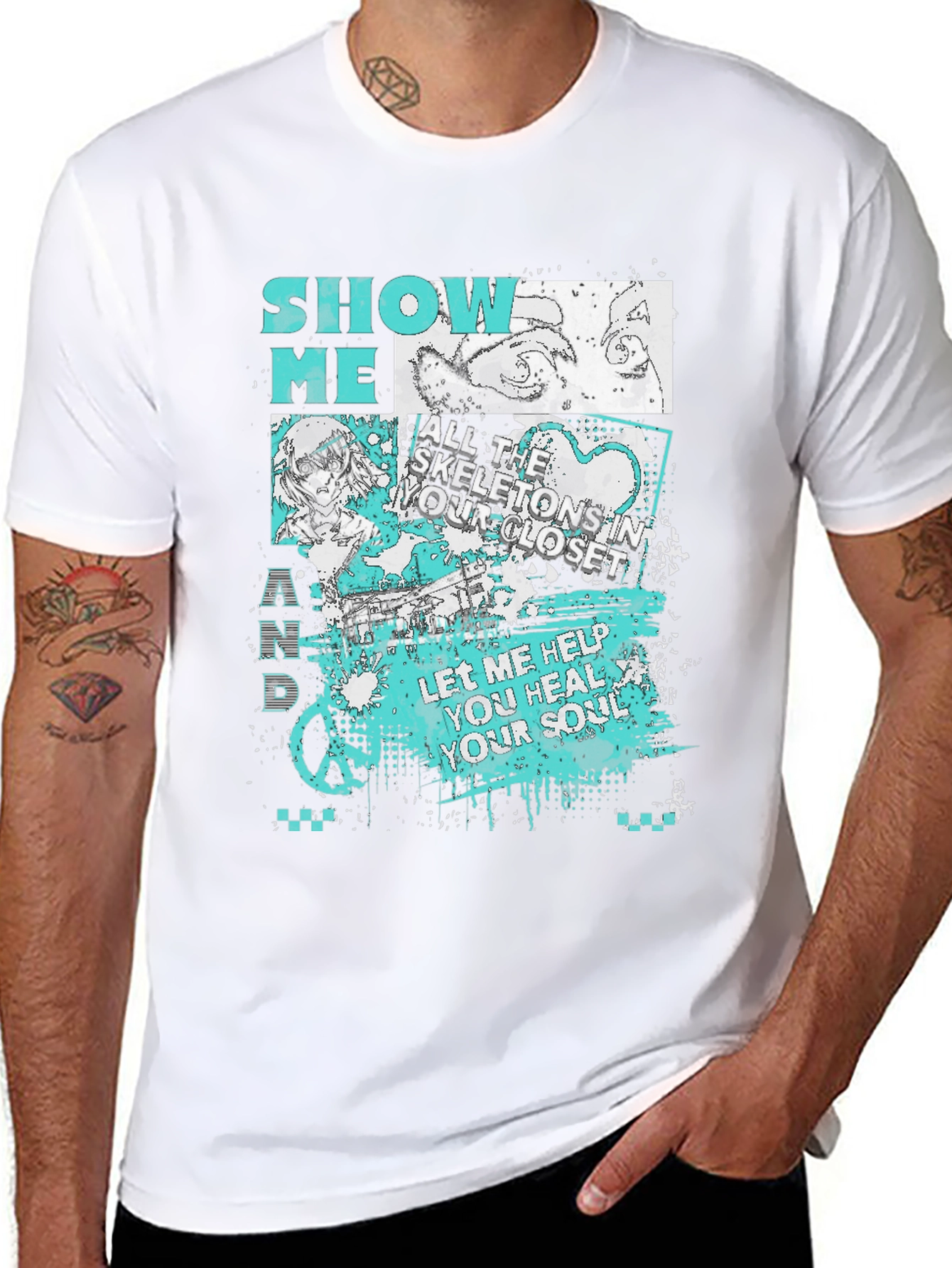 Graphic Print T-Shirt: Show Me