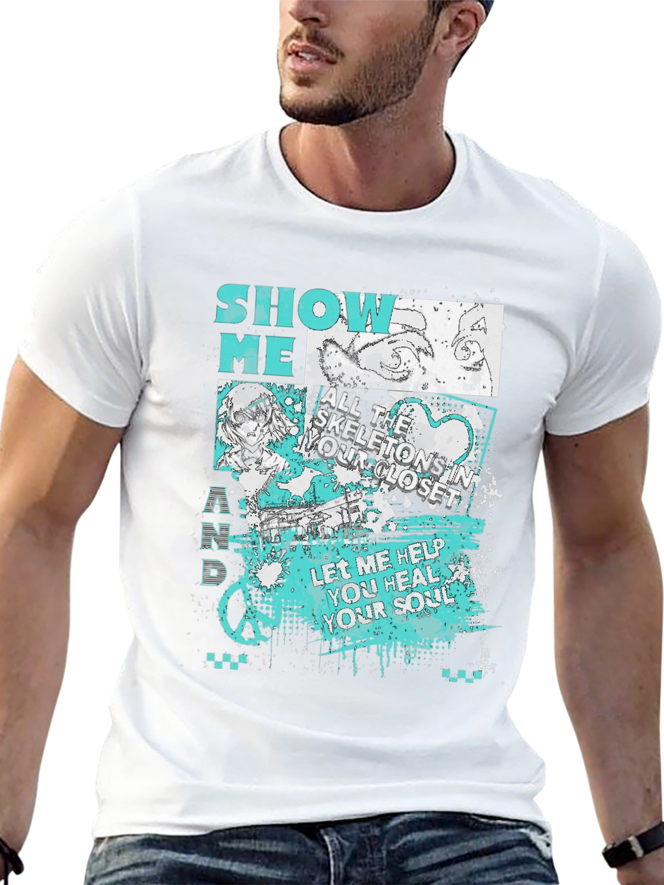 Graphic Print T-Shirt: Show Me