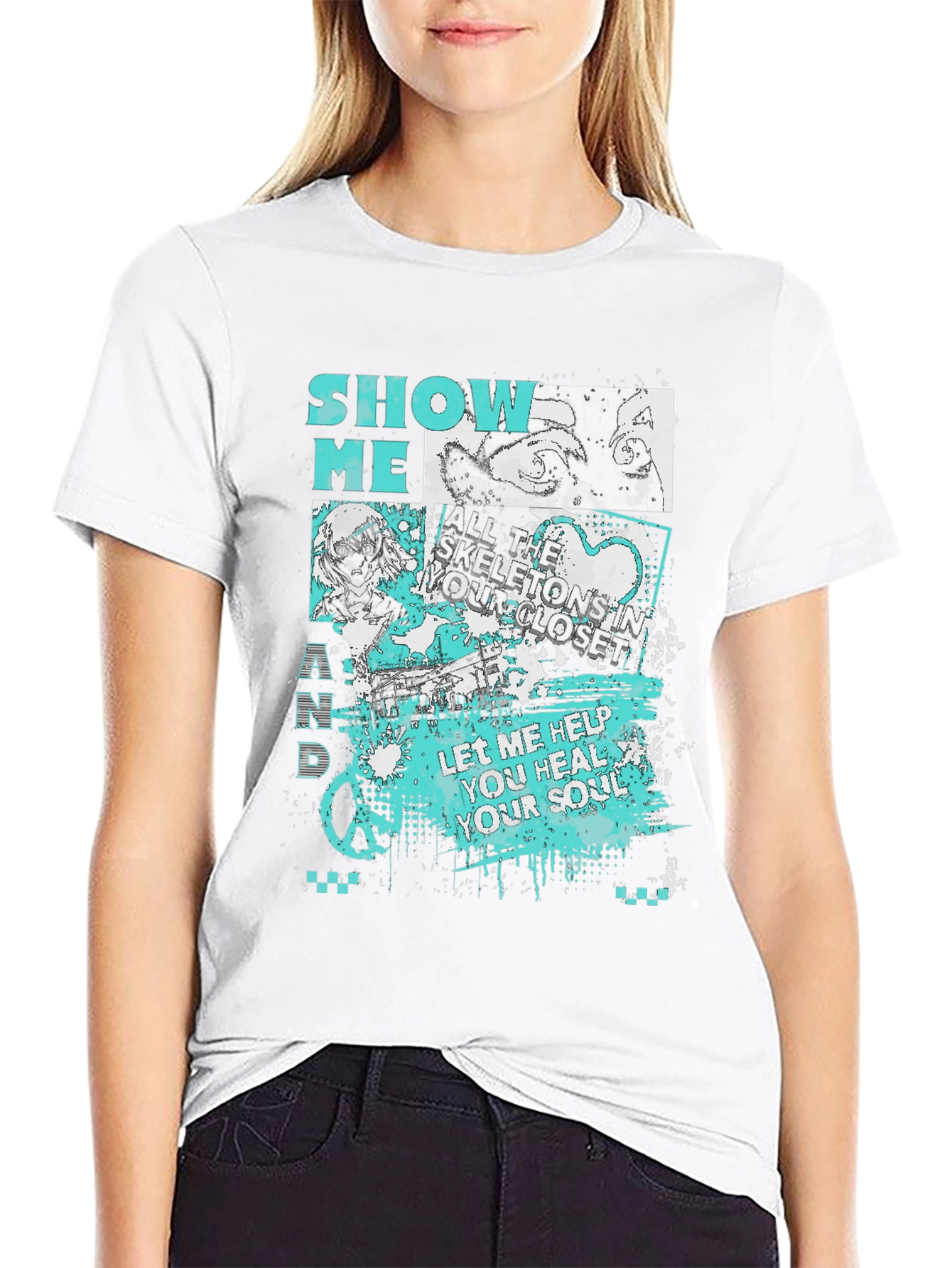 Graphic Print T-Shirt: Show Me