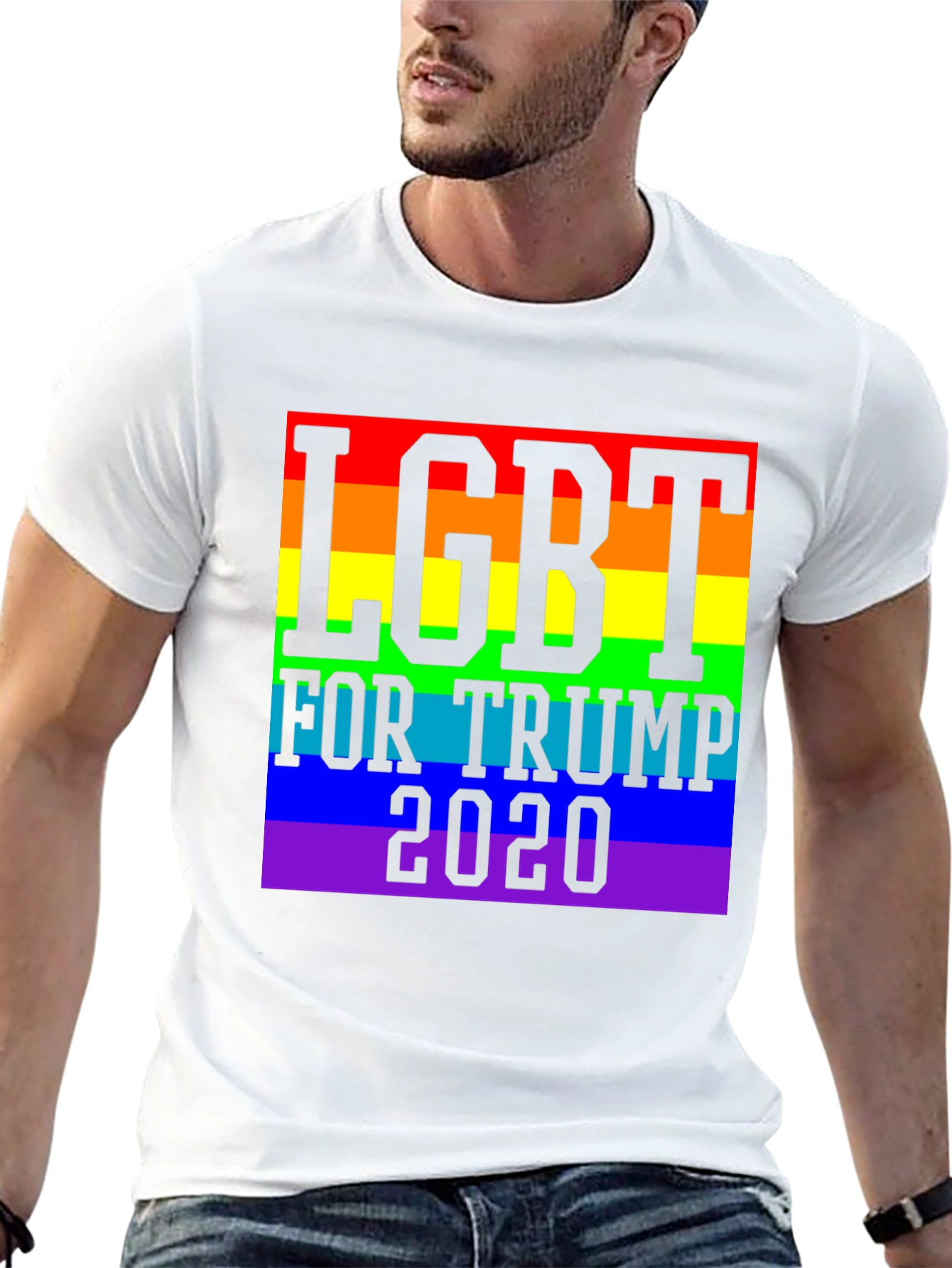 LGBT For Trump 2020 T-Shirt - Black