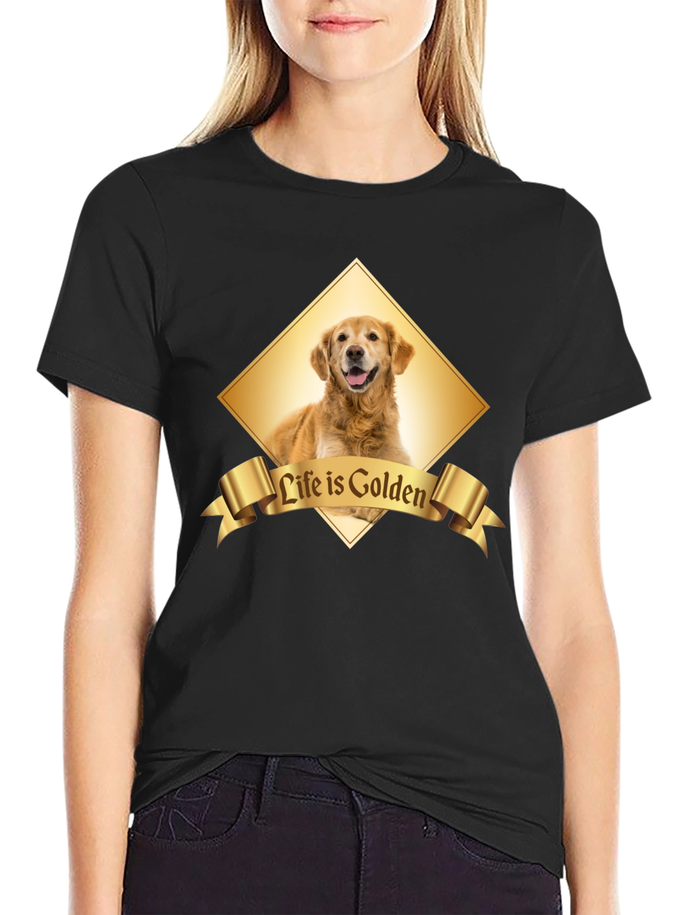 Life is Golden Dog T-Shirt