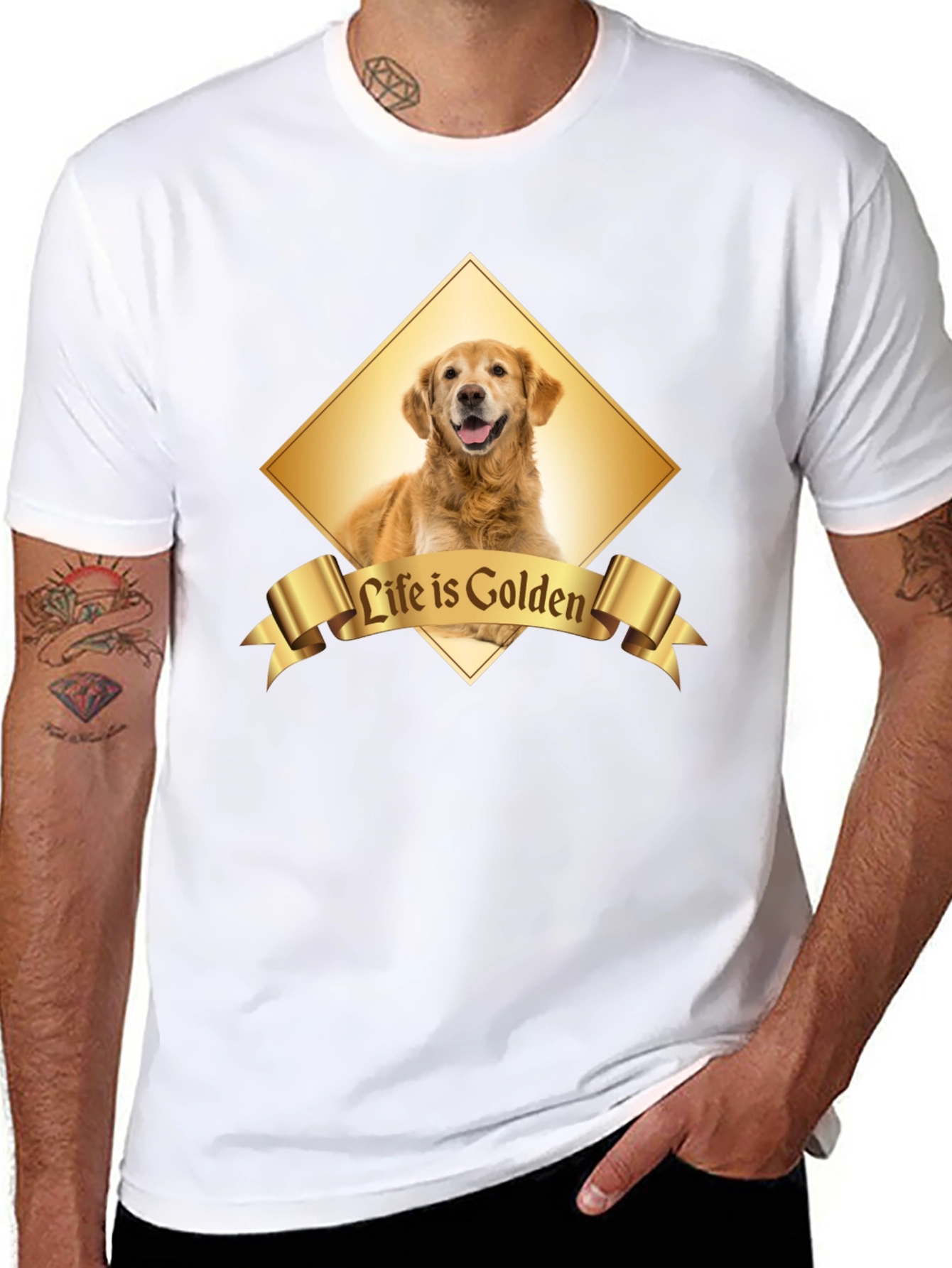 Life is Golden Dog T-Shirt
