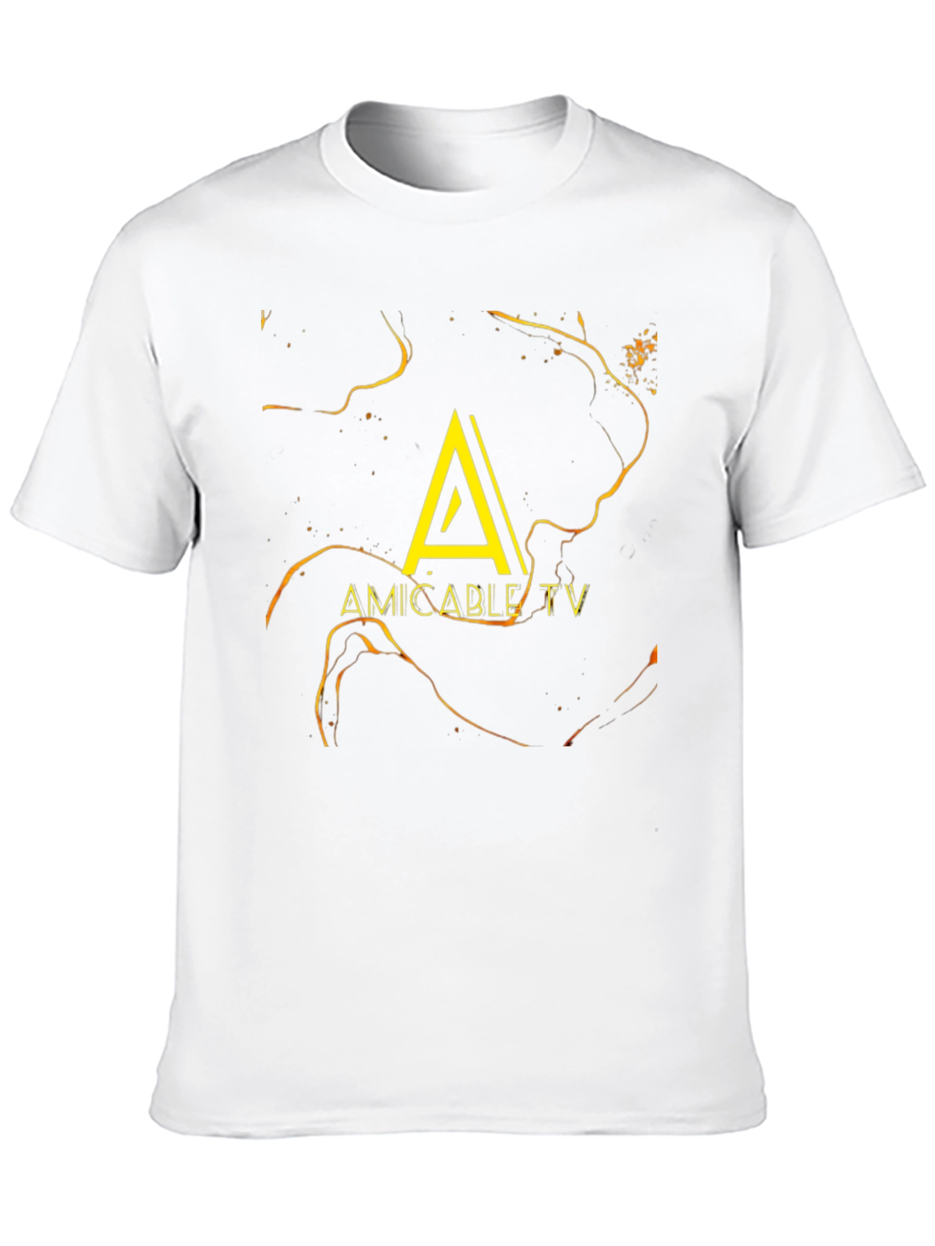 Amicable TV Black Graphic Tee