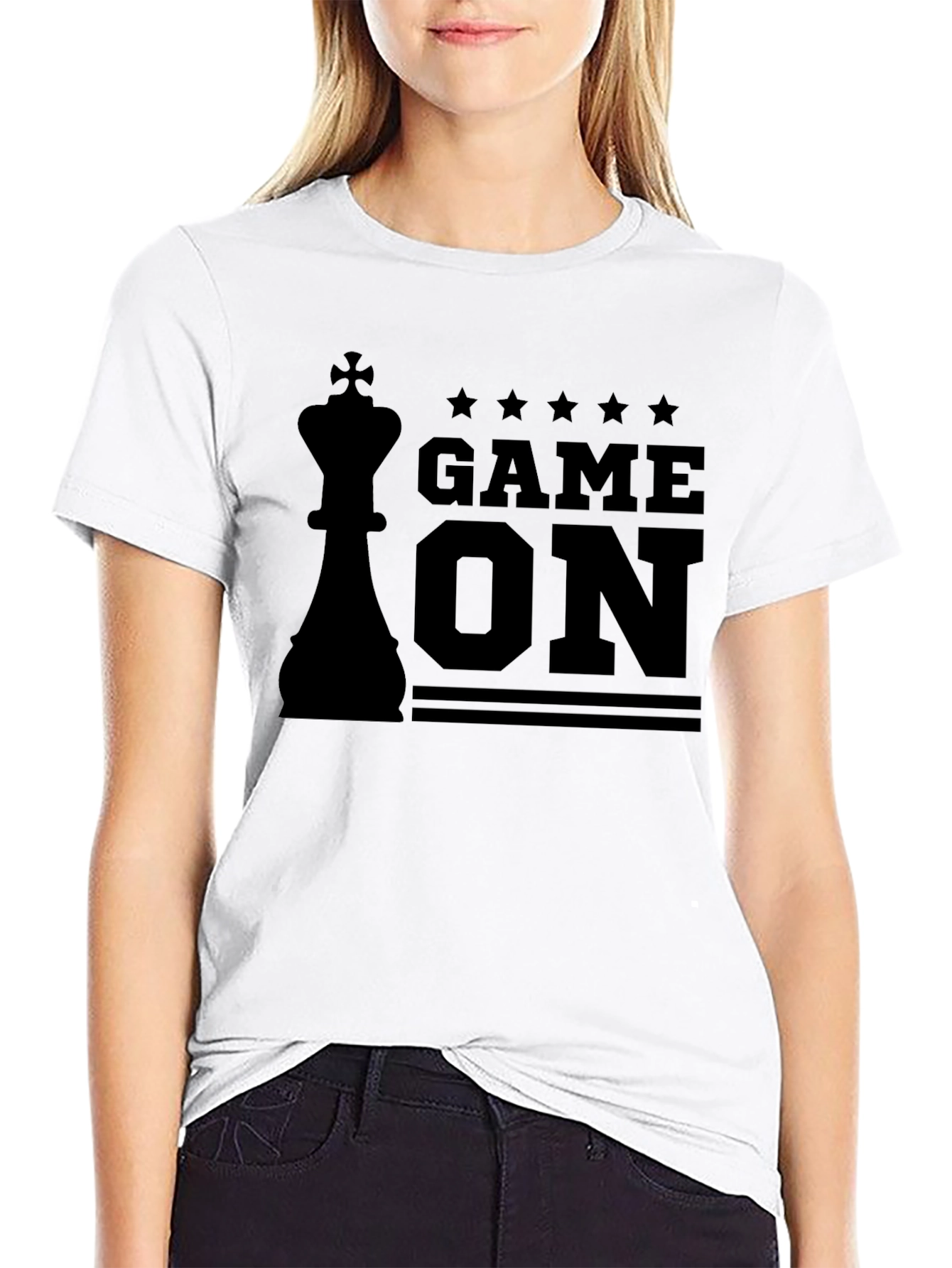 Game On Chess King Graphic T-Shirt