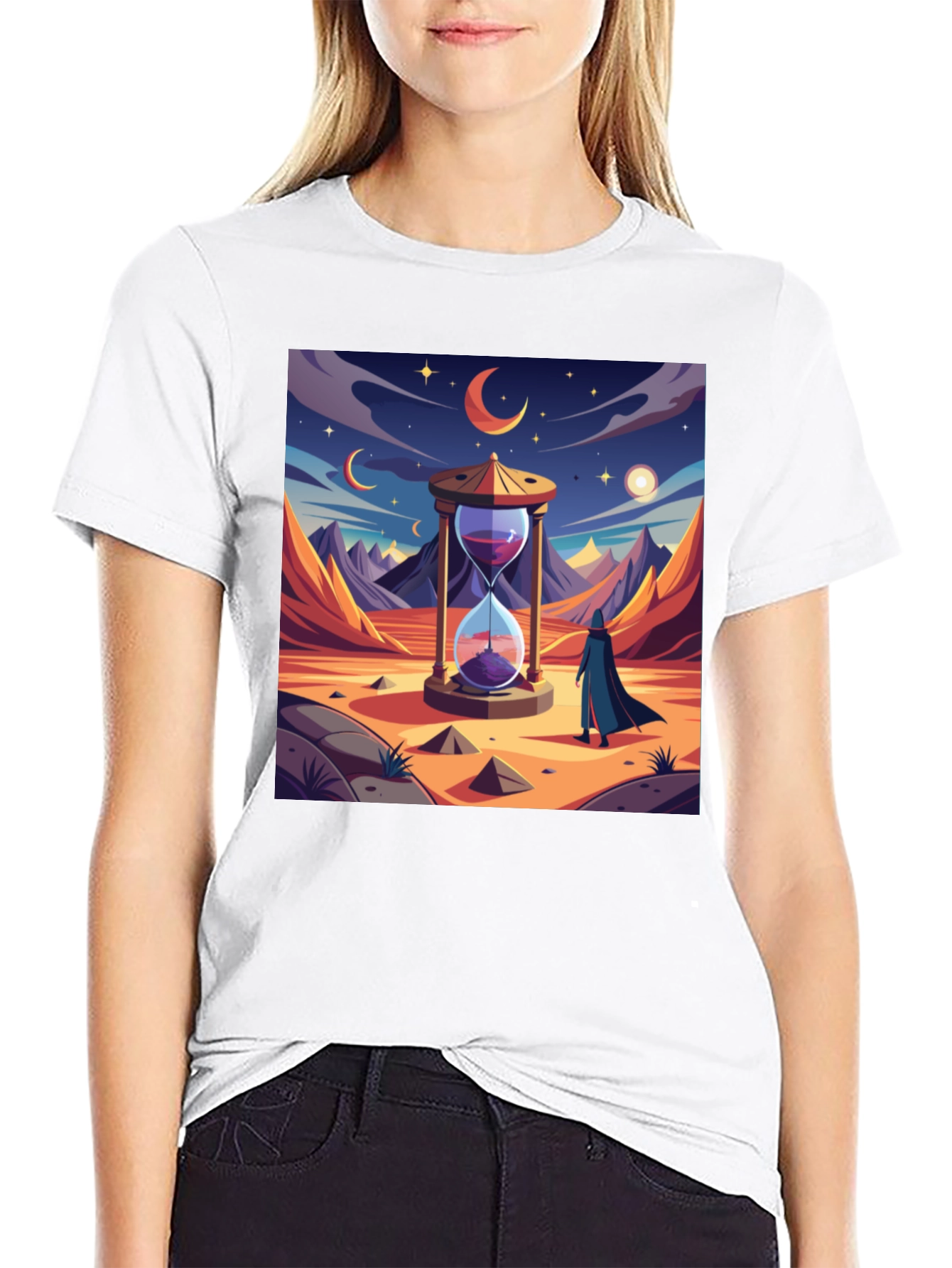 Hourglass Desert Graphic Tee