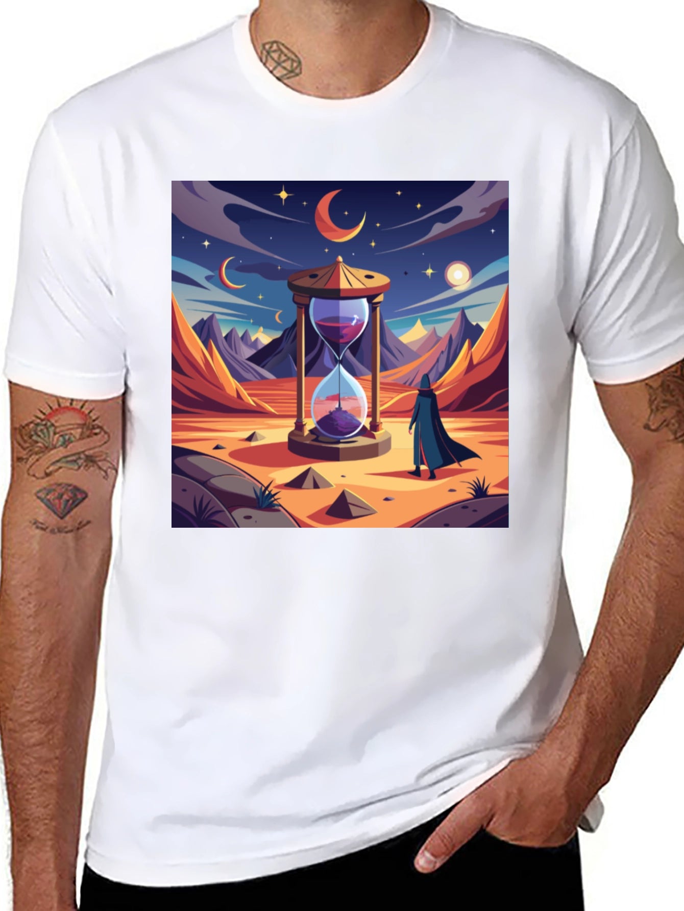 Hourglass Desert Graphic Tee