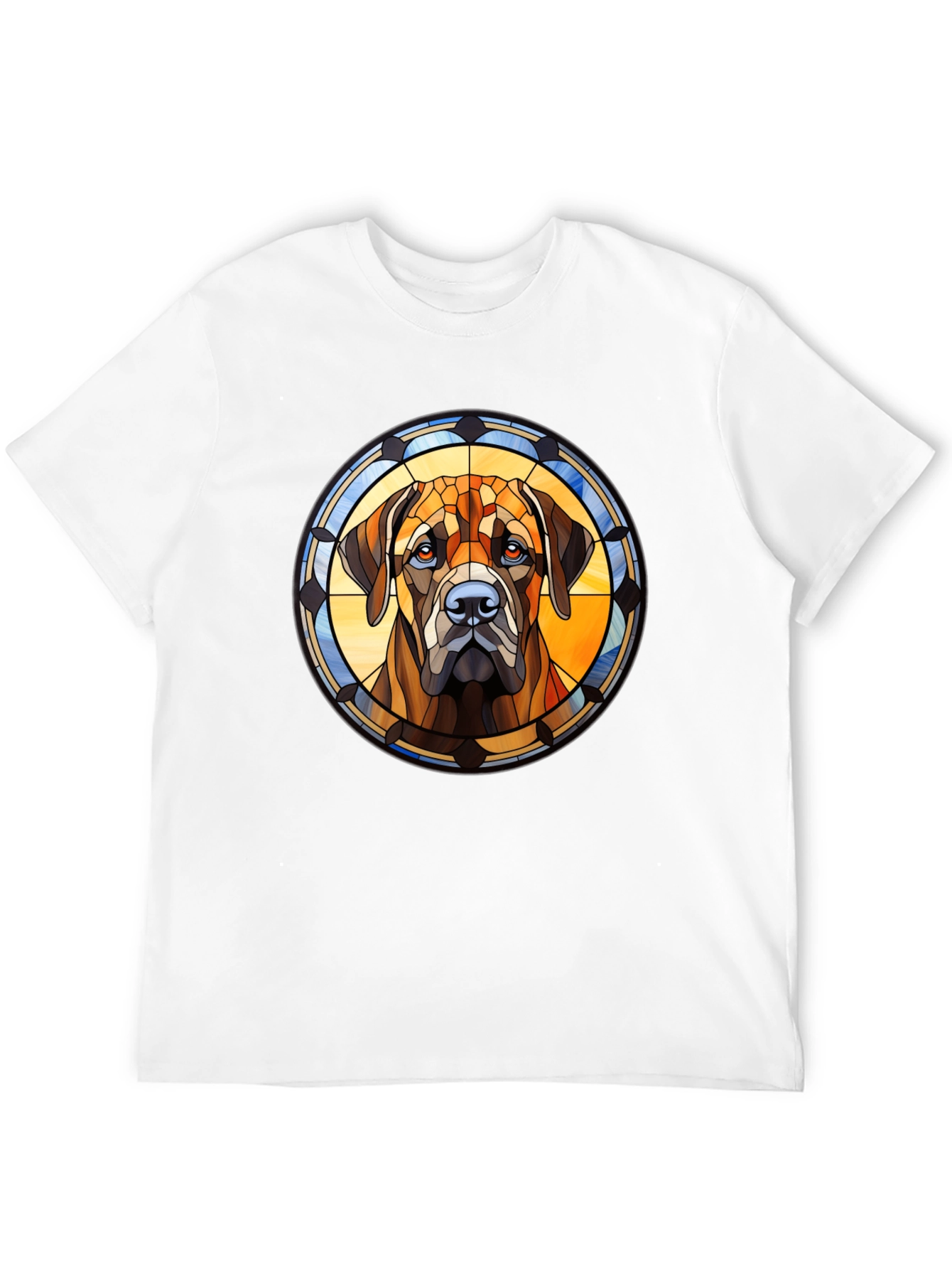 Stained Glass Dog Breed T-Shirt