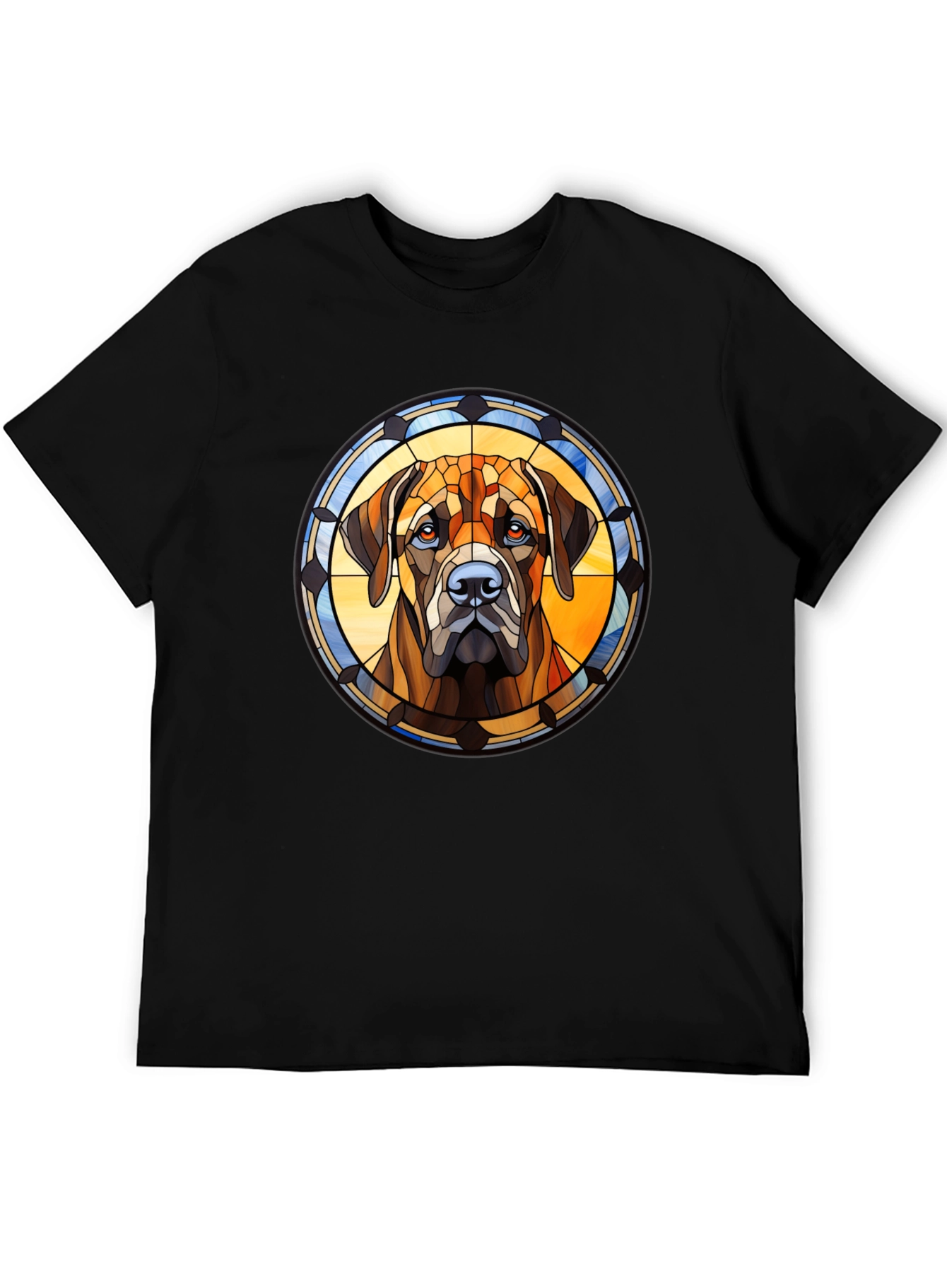 Stained Glass Dog Breed T-Shirt
