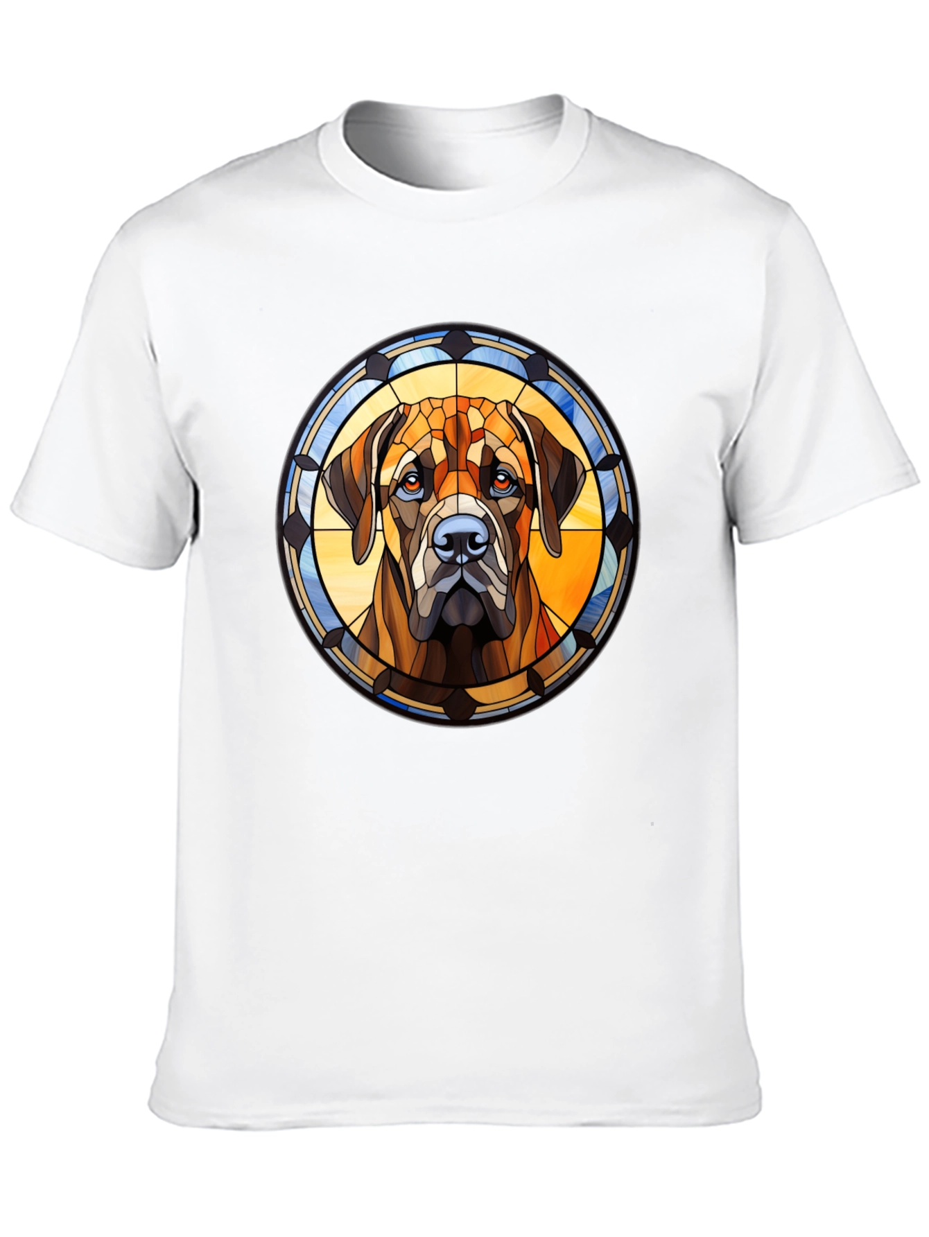 Stained Glass Dog Breed T-Shirt