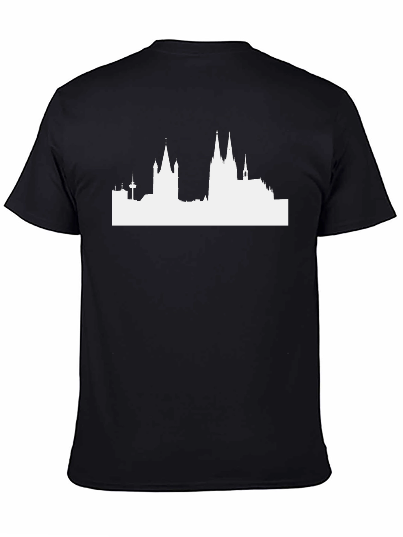 City Skyline Graphic Tee - Black