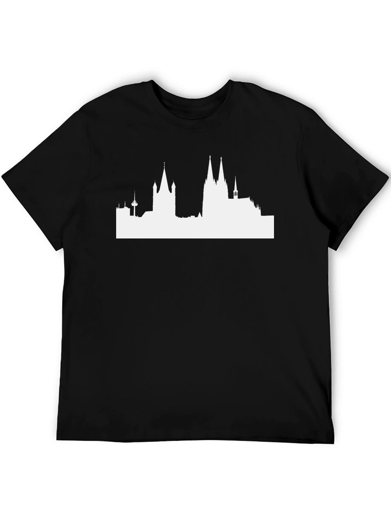 City Skyline Graphic Tee - Black