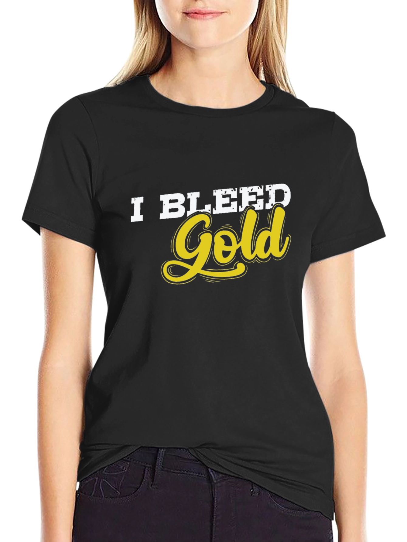 I Bleed Gold Graphic T-Shirt