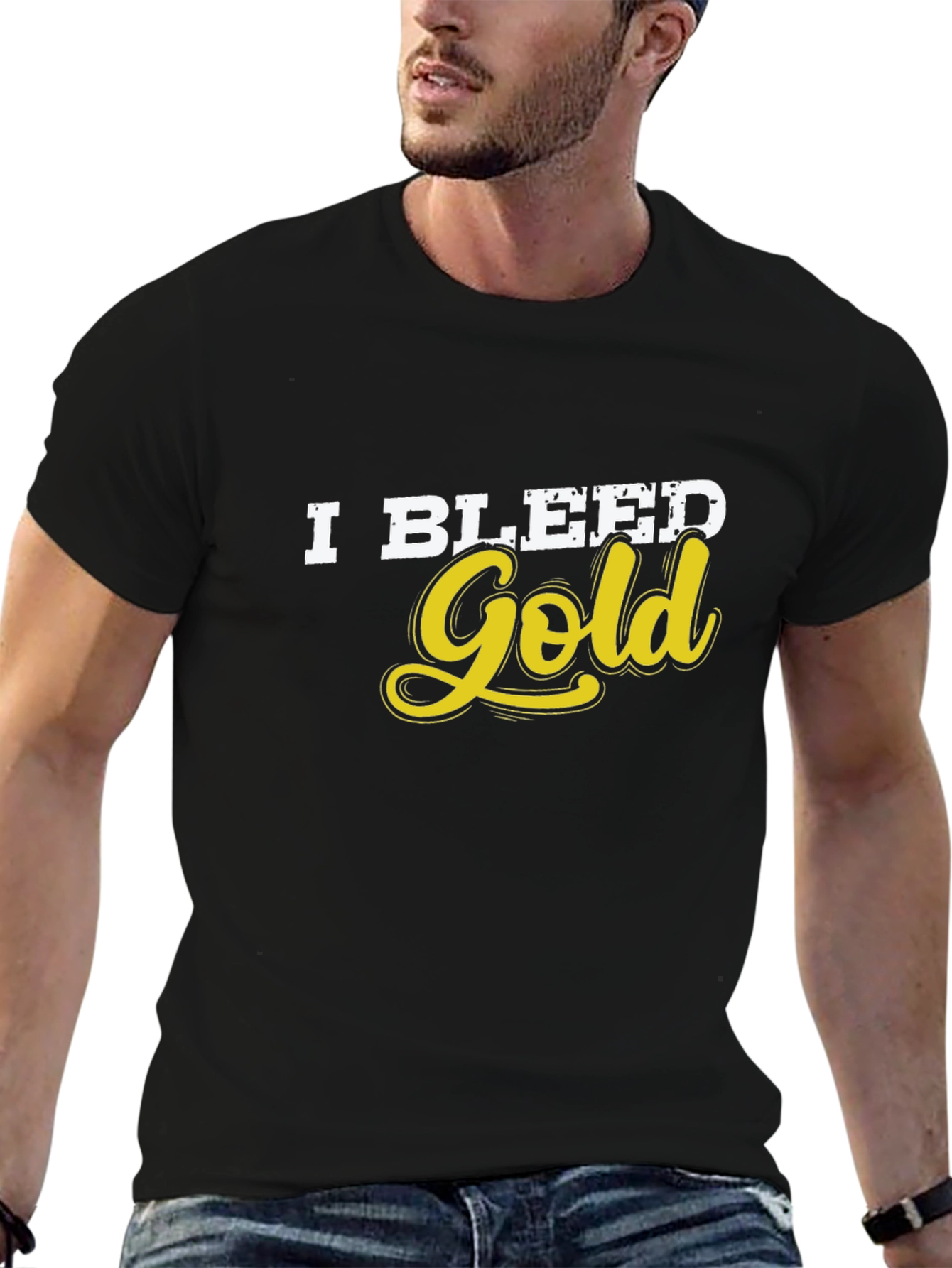 I Bleed Gold Graphic T-Shirt