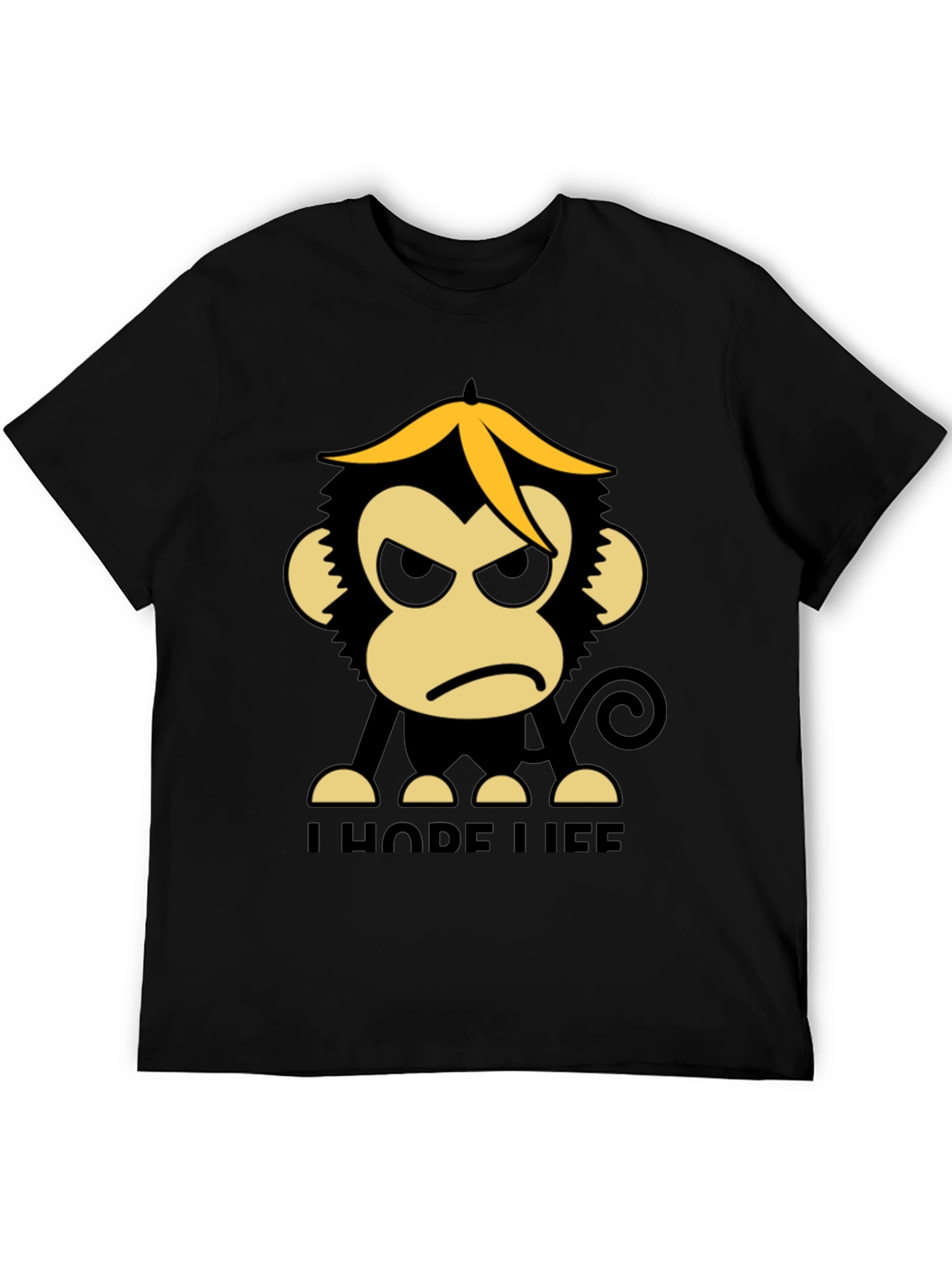 Funny Angry Monkey Graphic T-Shirt