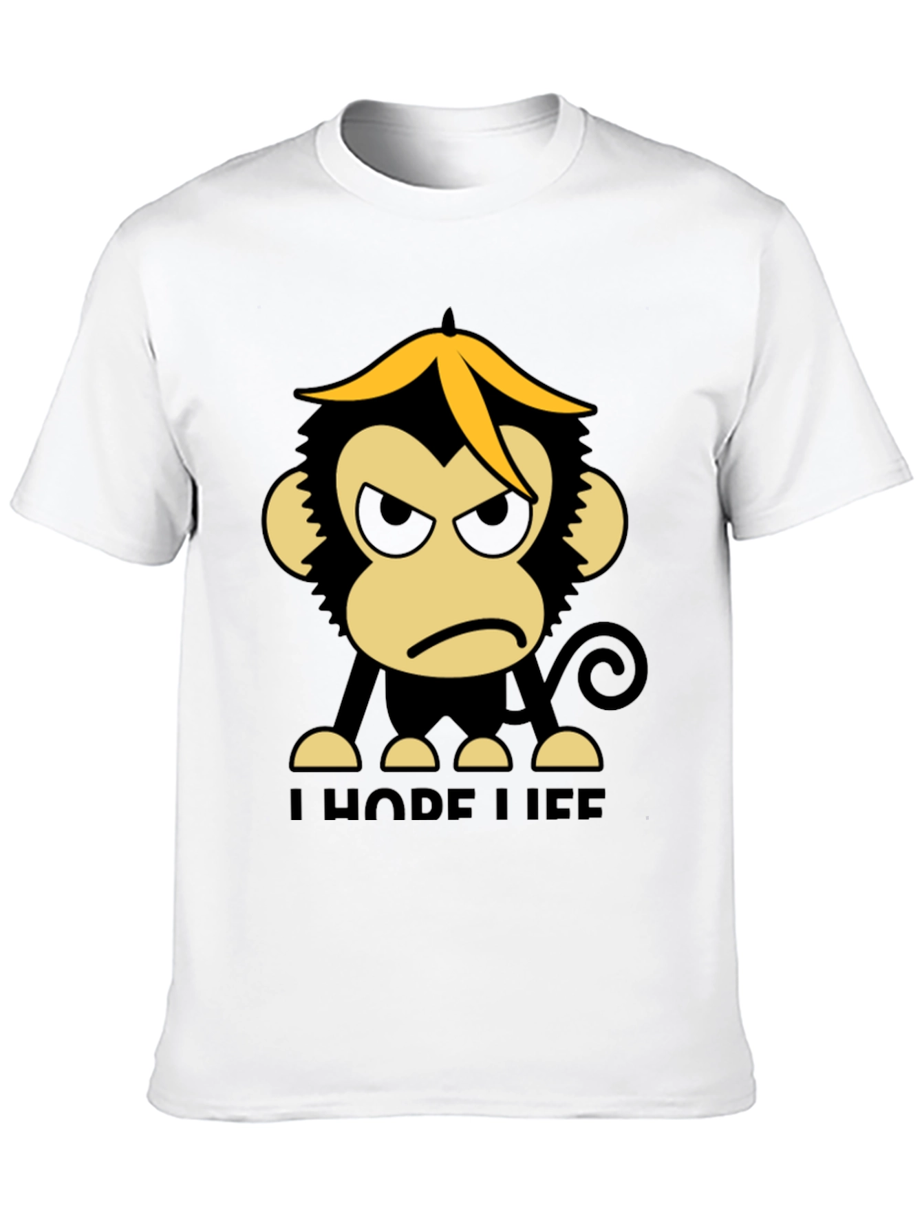 Funny Angry Monkey Graphic T-Shirt