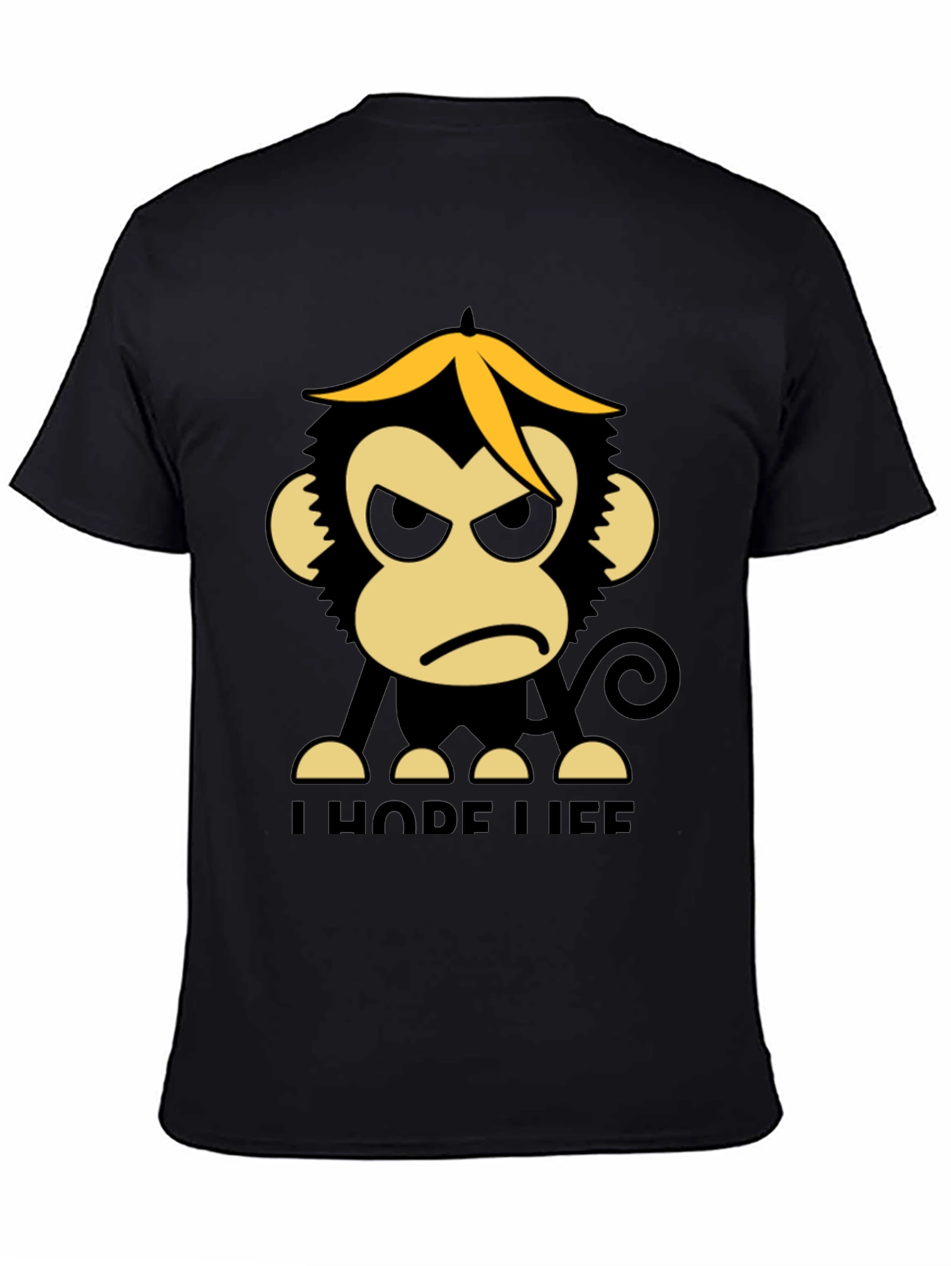 Funny Angry Monkey Graphic T-Shirt