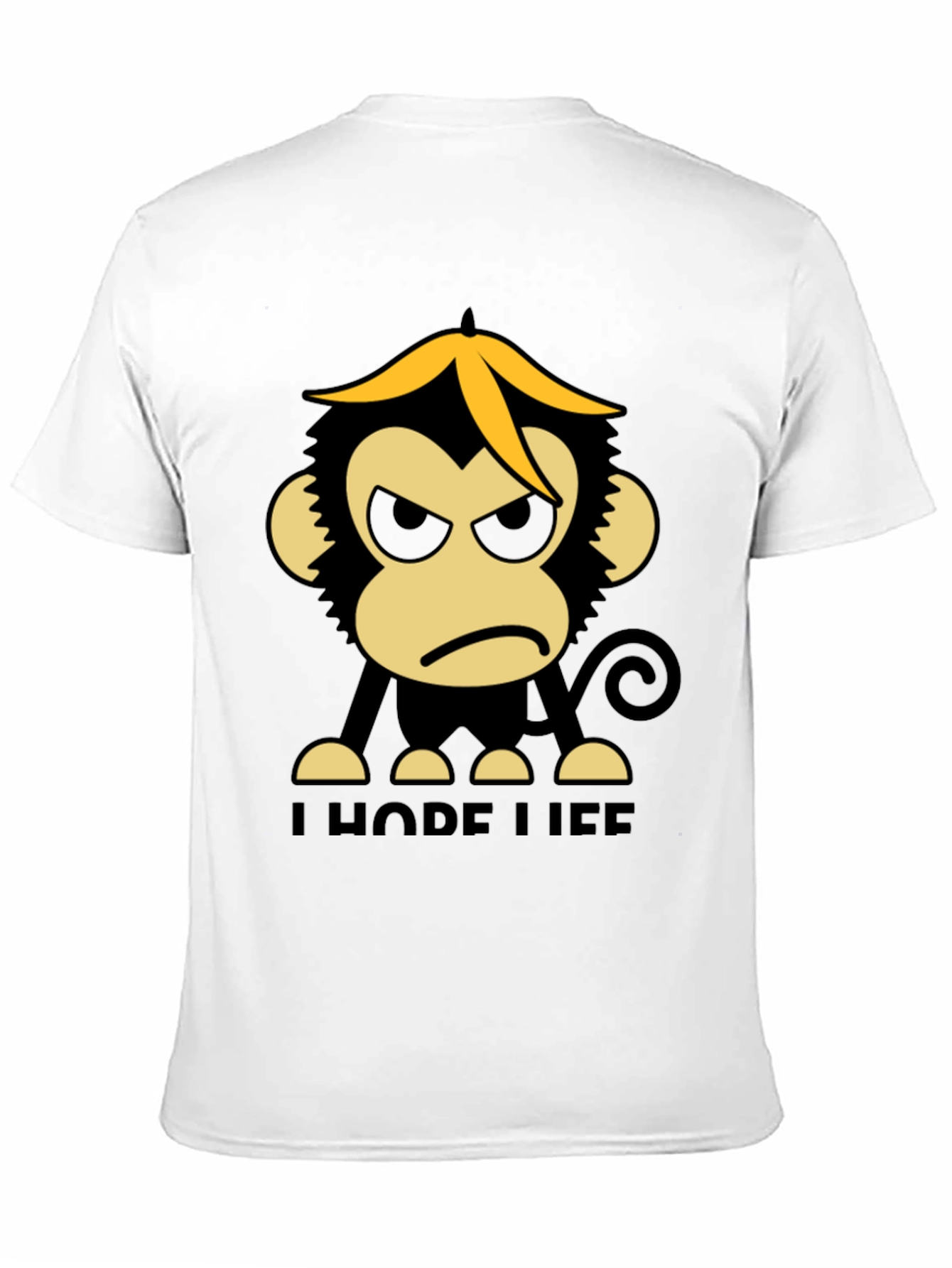 Funny Angry Monkey Graphic T-Shirt