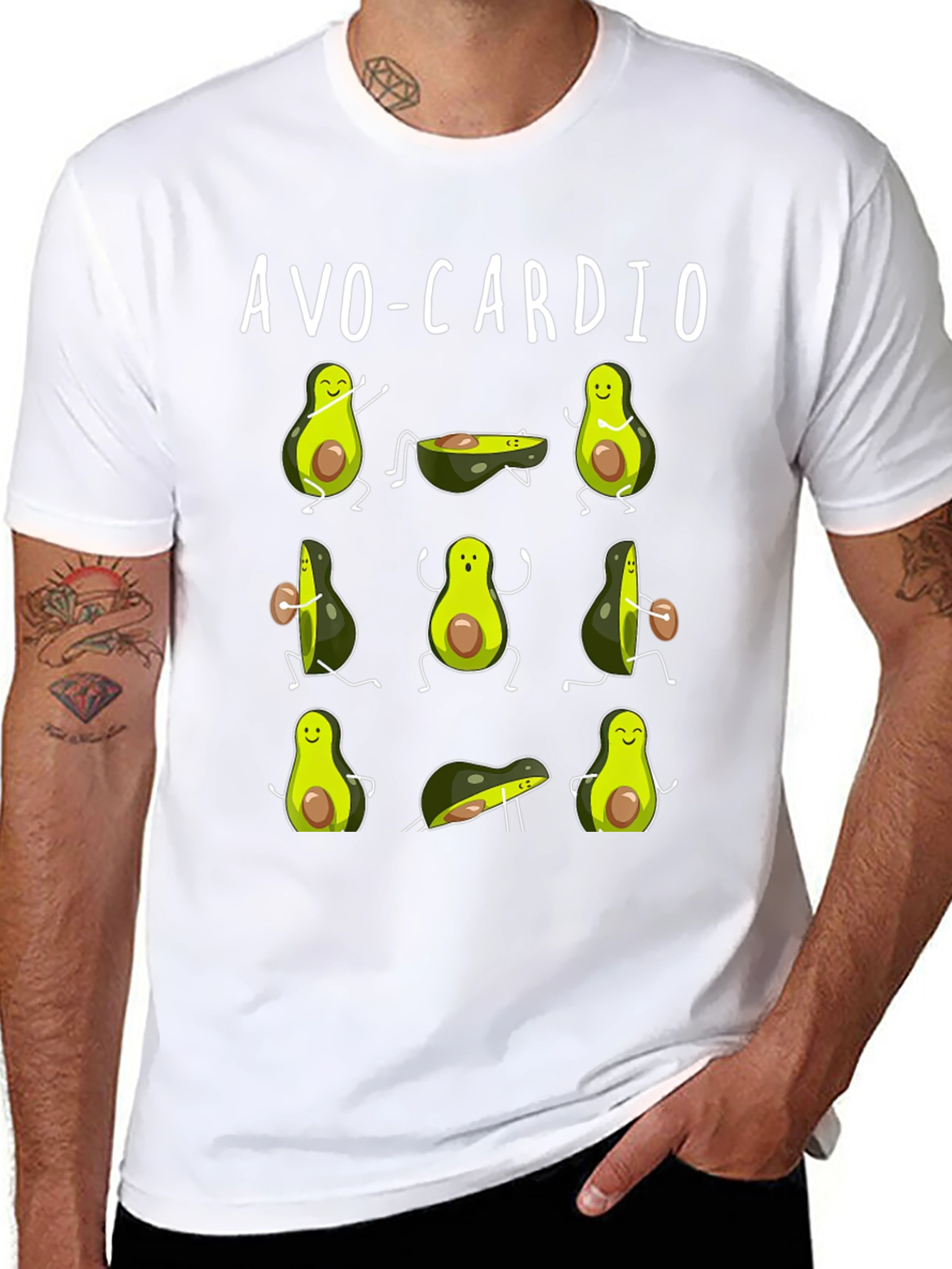 Avo-Cardio Avocado Workout T-Shirt