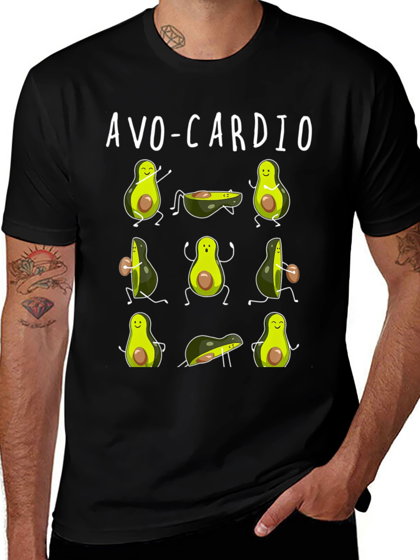 Avo-Cardio Avocado Workout T-Shirt