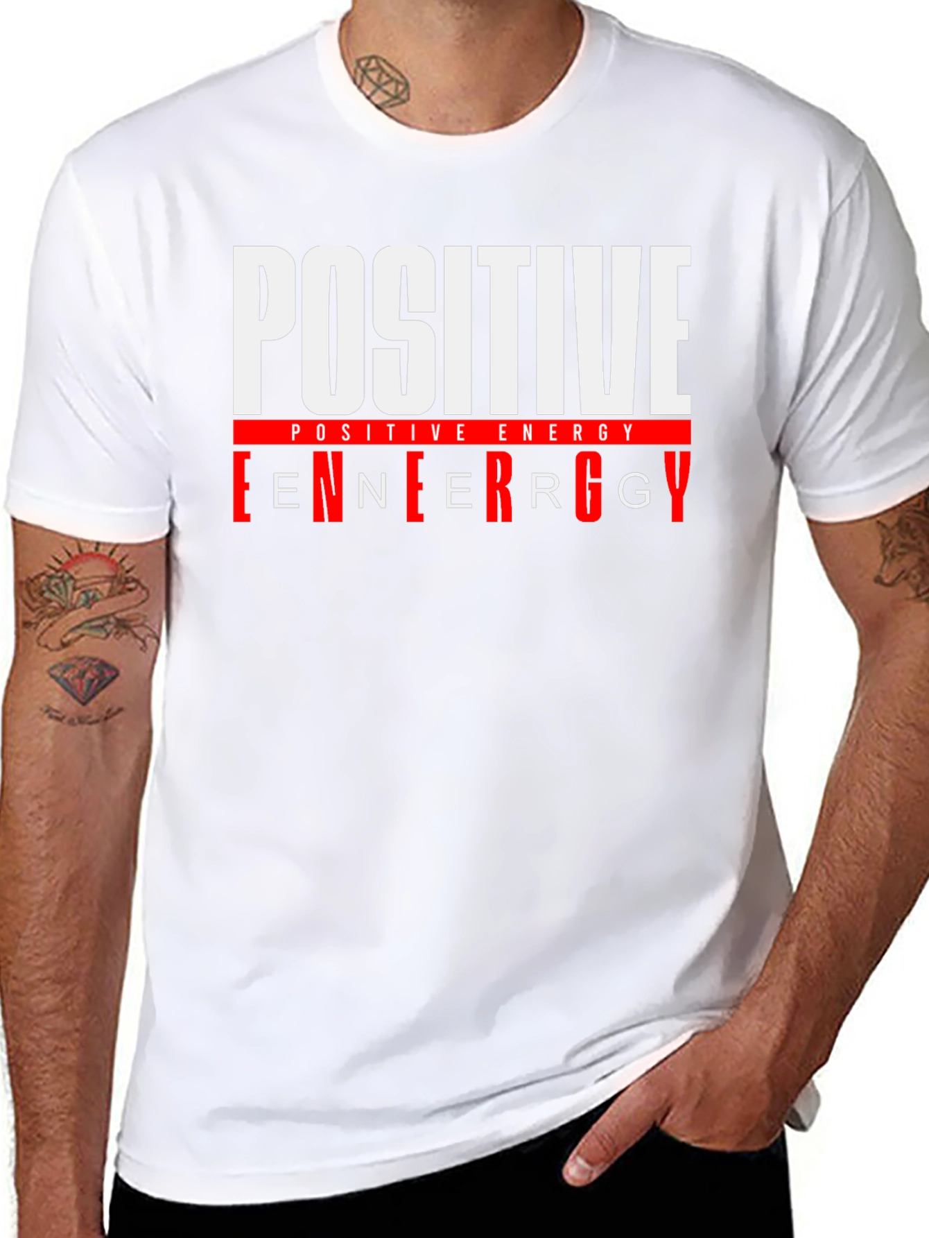 Positive Energy Black Graphic Tee
