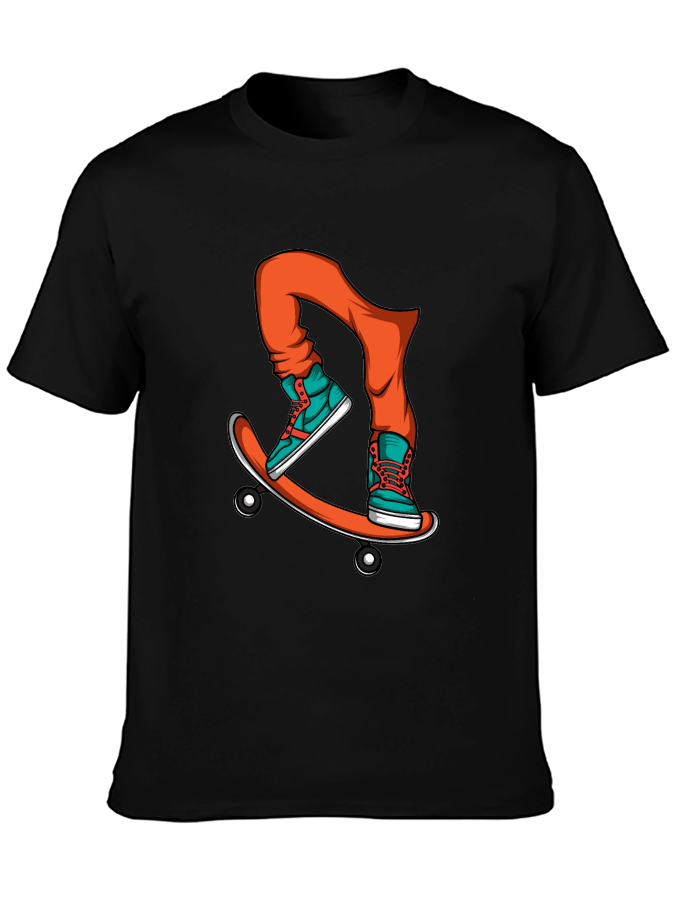 Skateboarding Graphic Tee - Cool Casual Wear