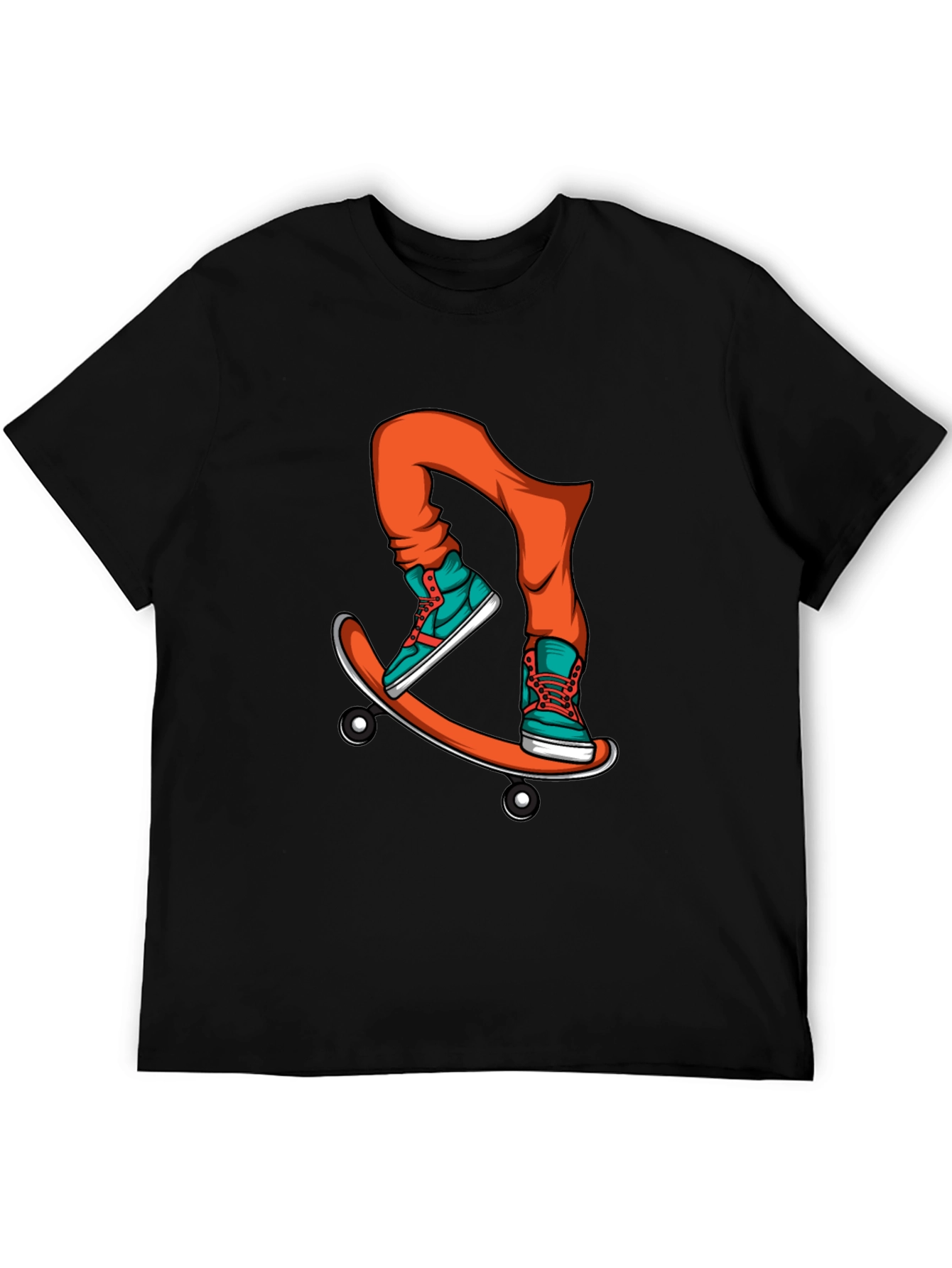 Skateboarding Graphic Tee - Cool Casual Wear