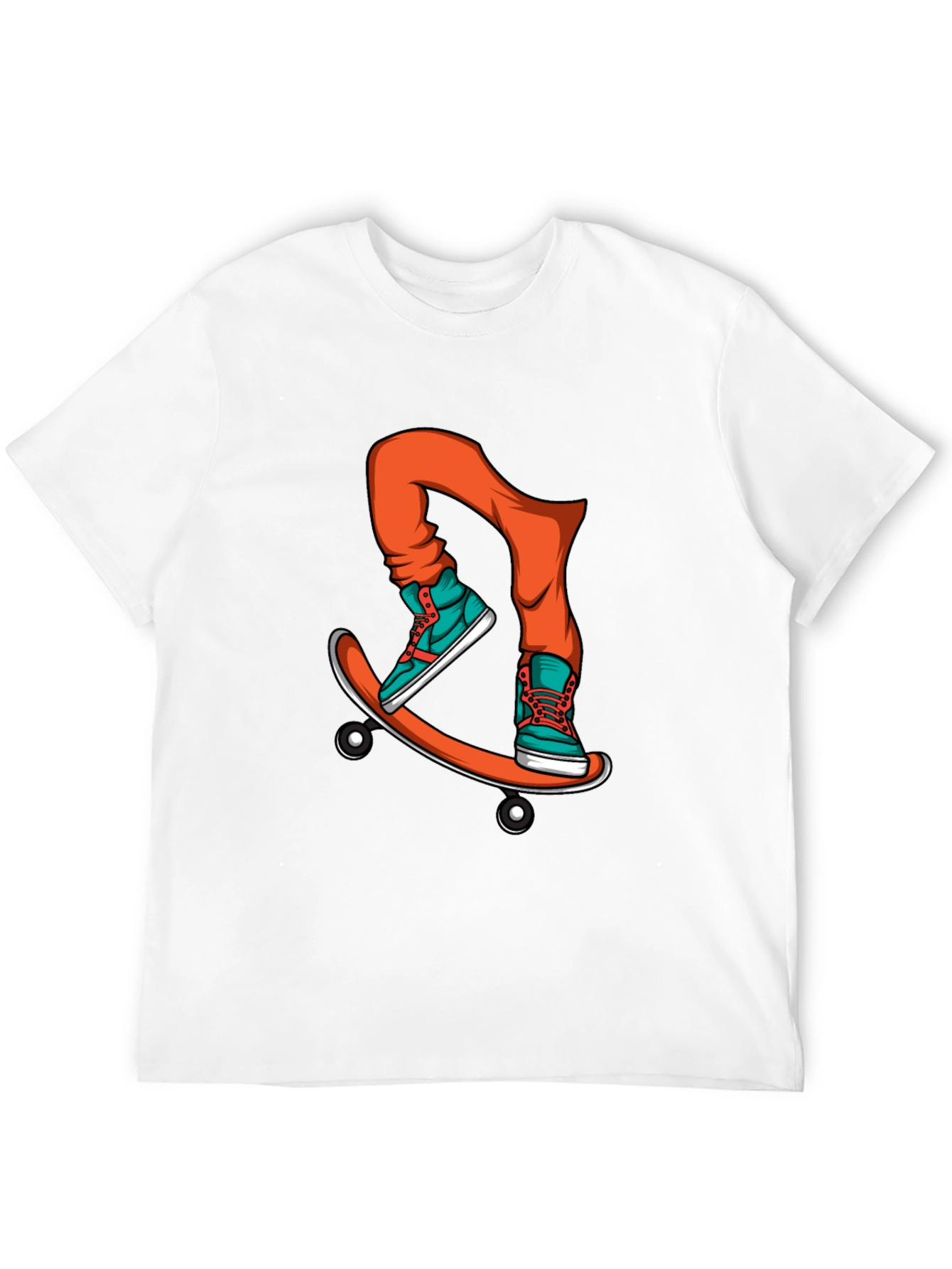 Skateboarding Graphic Tee - Cool Casual Wear