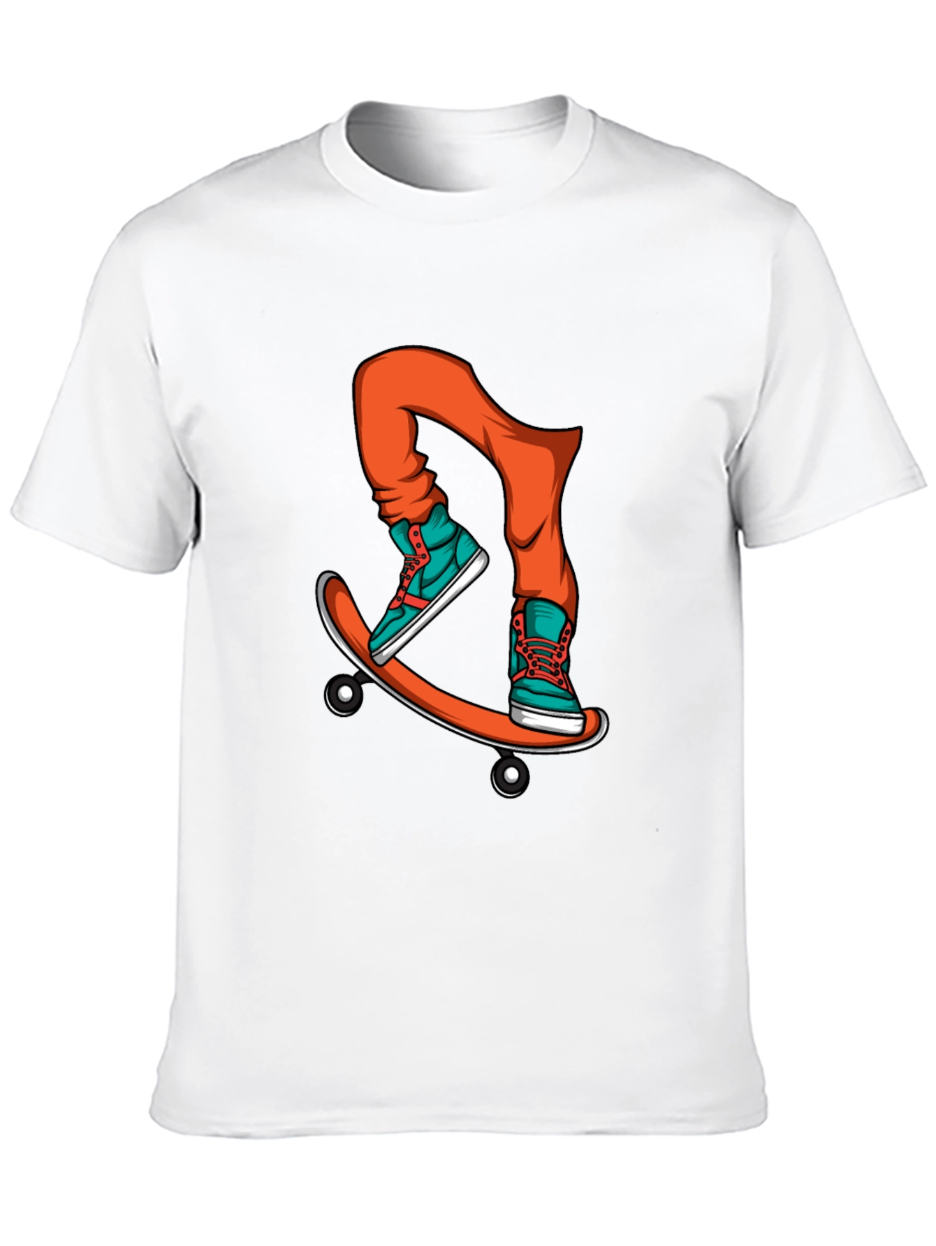 Skateboarding Graphic Tee - Cool Casual Wear