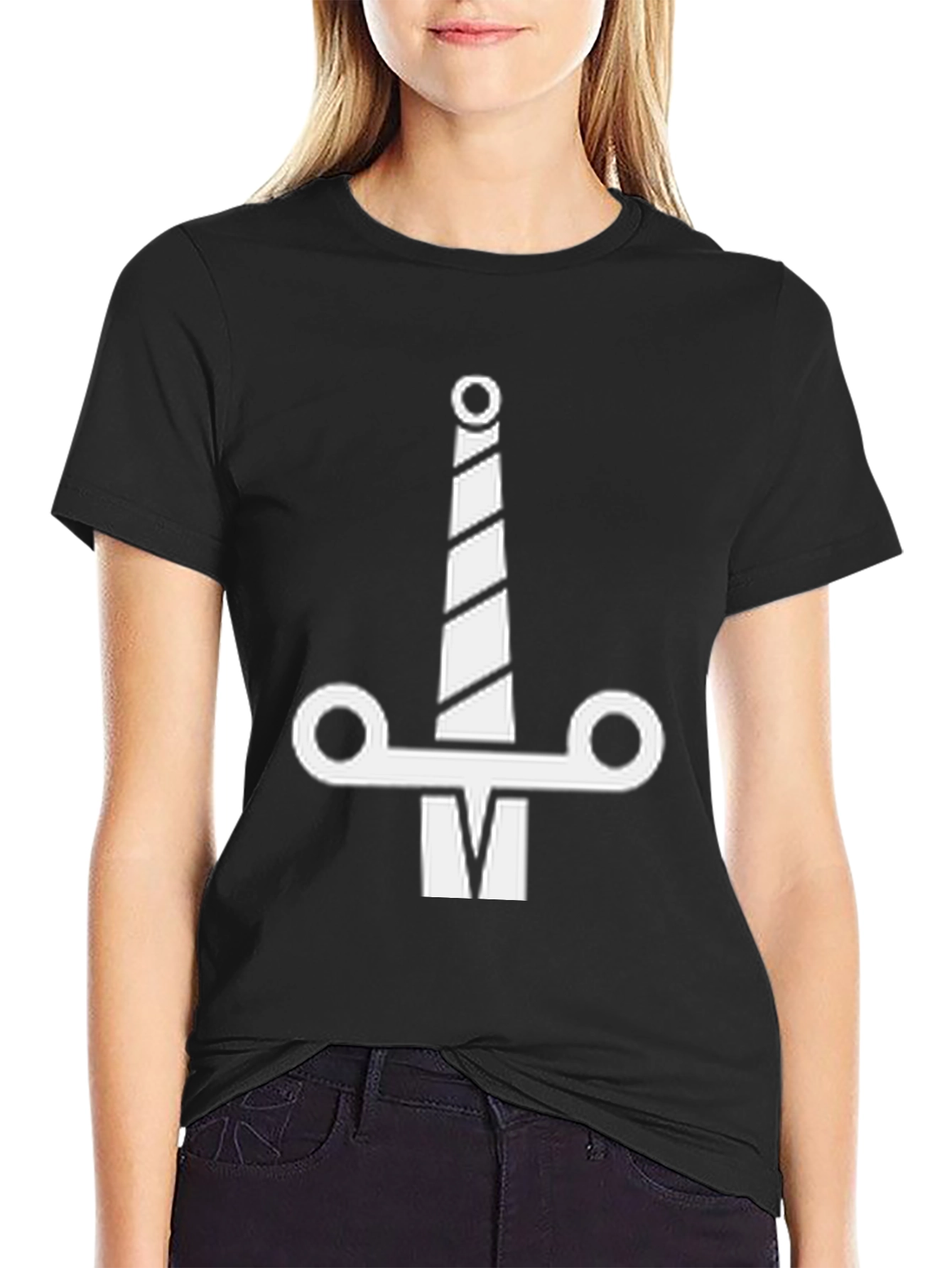 Sword Graphic Black T-Shirt