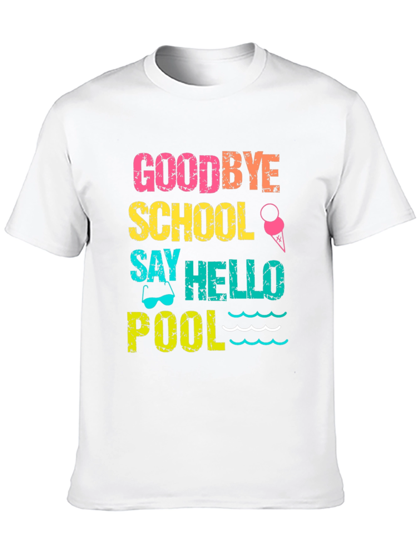 Goodbye School Hello Pool T-Shirt